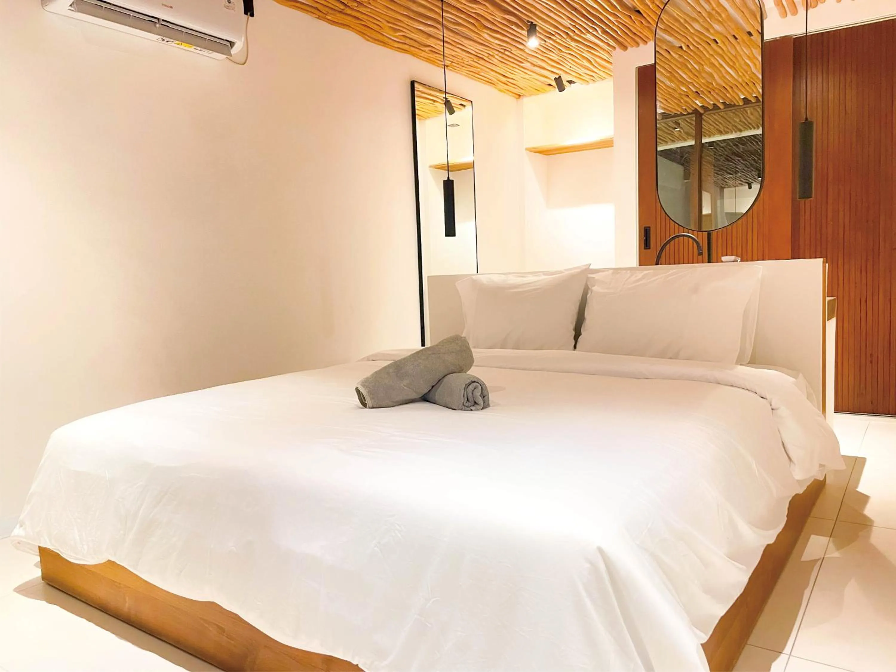 Bed in PNB Beach Resort