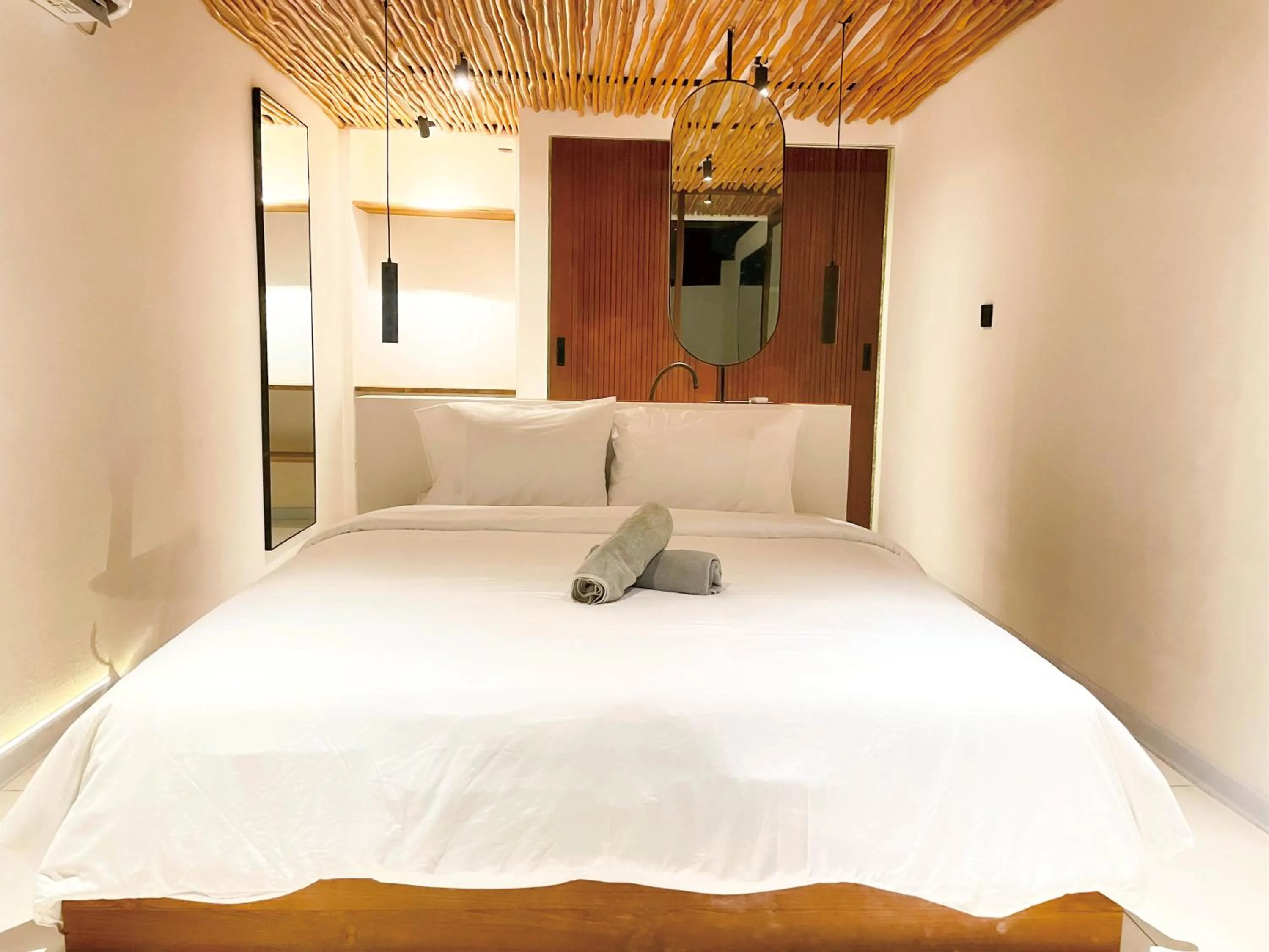 Bed in PNB Beach Resort