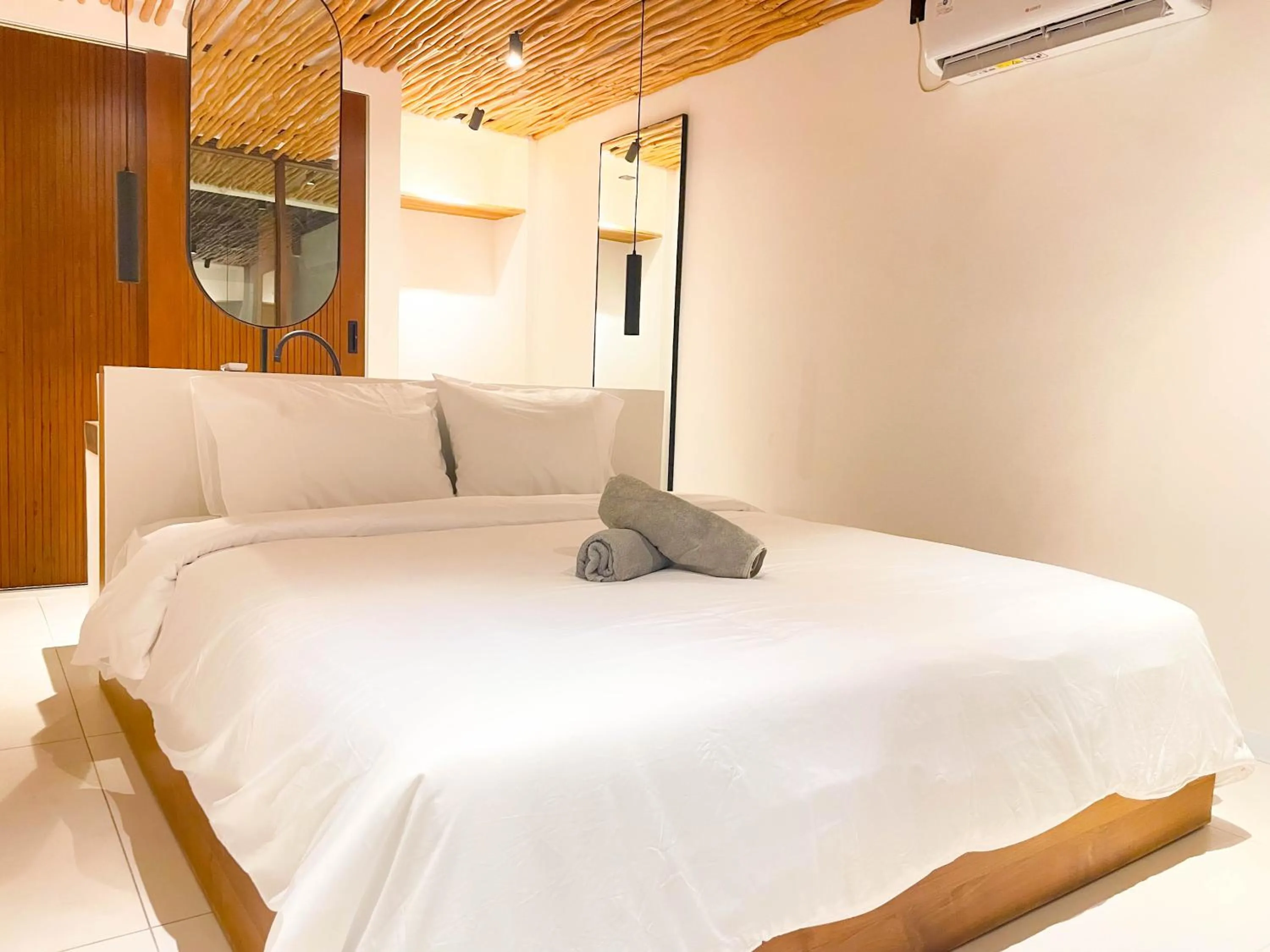 Bed in PNB Beach Resort