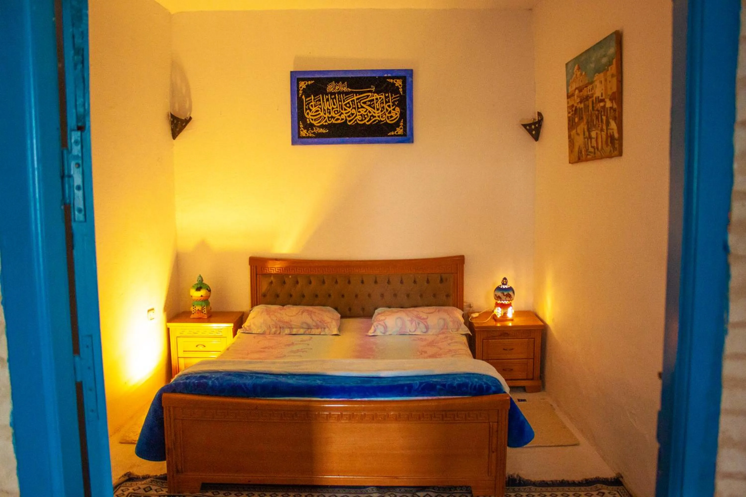 Bed in Dar kenza Tunis