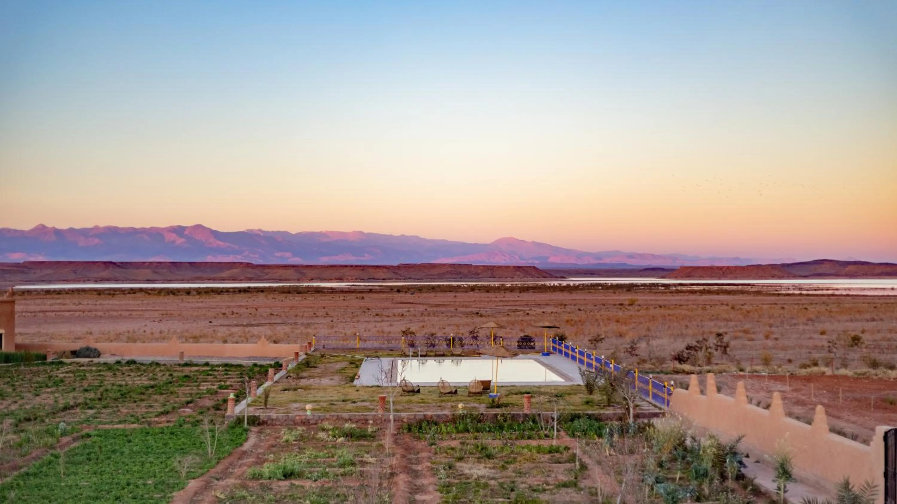 Garden in Ecolodge l'île de Ouarzazate