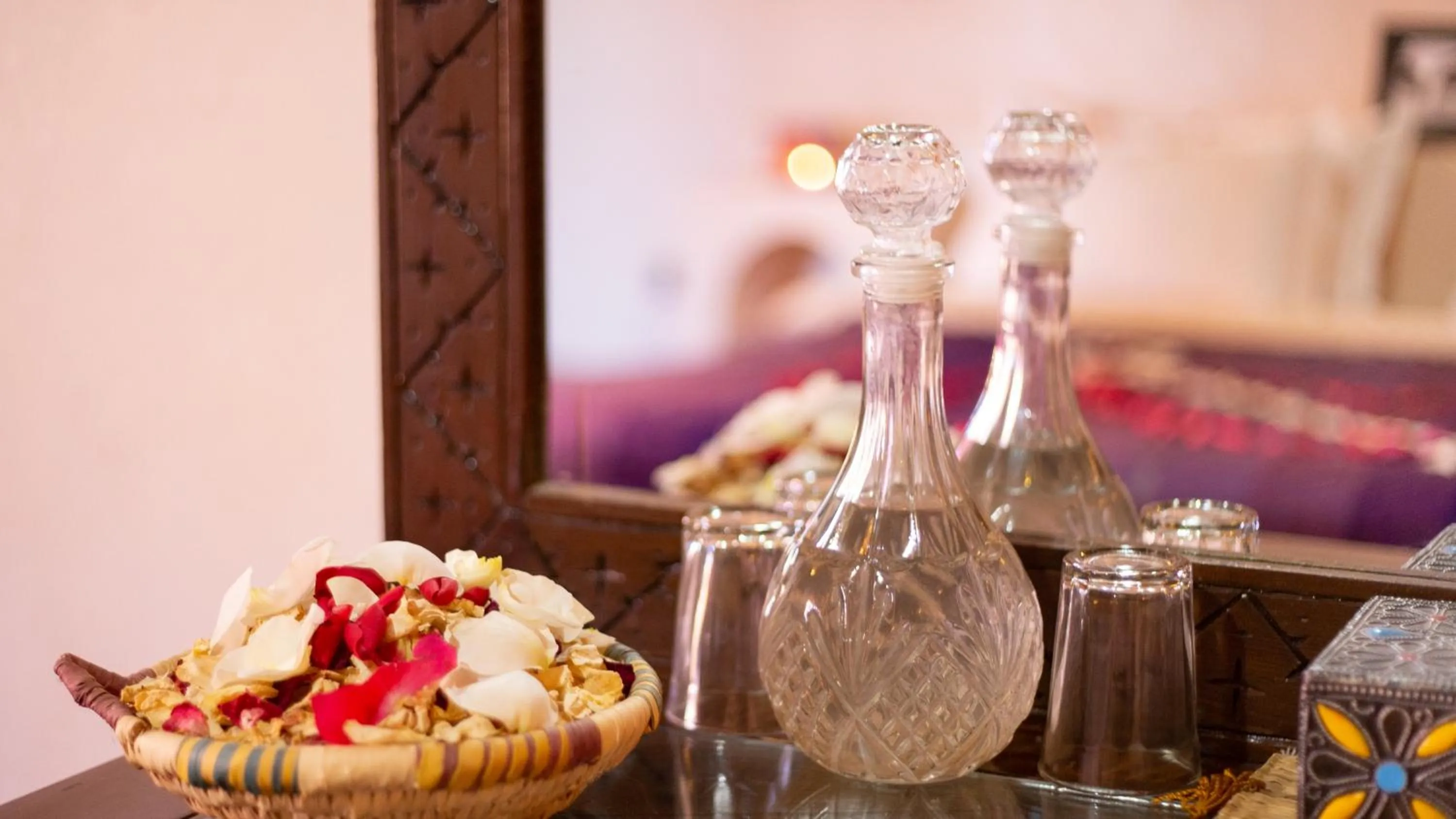 Decorative detail in Ecolodge l'île de Ouarzazate