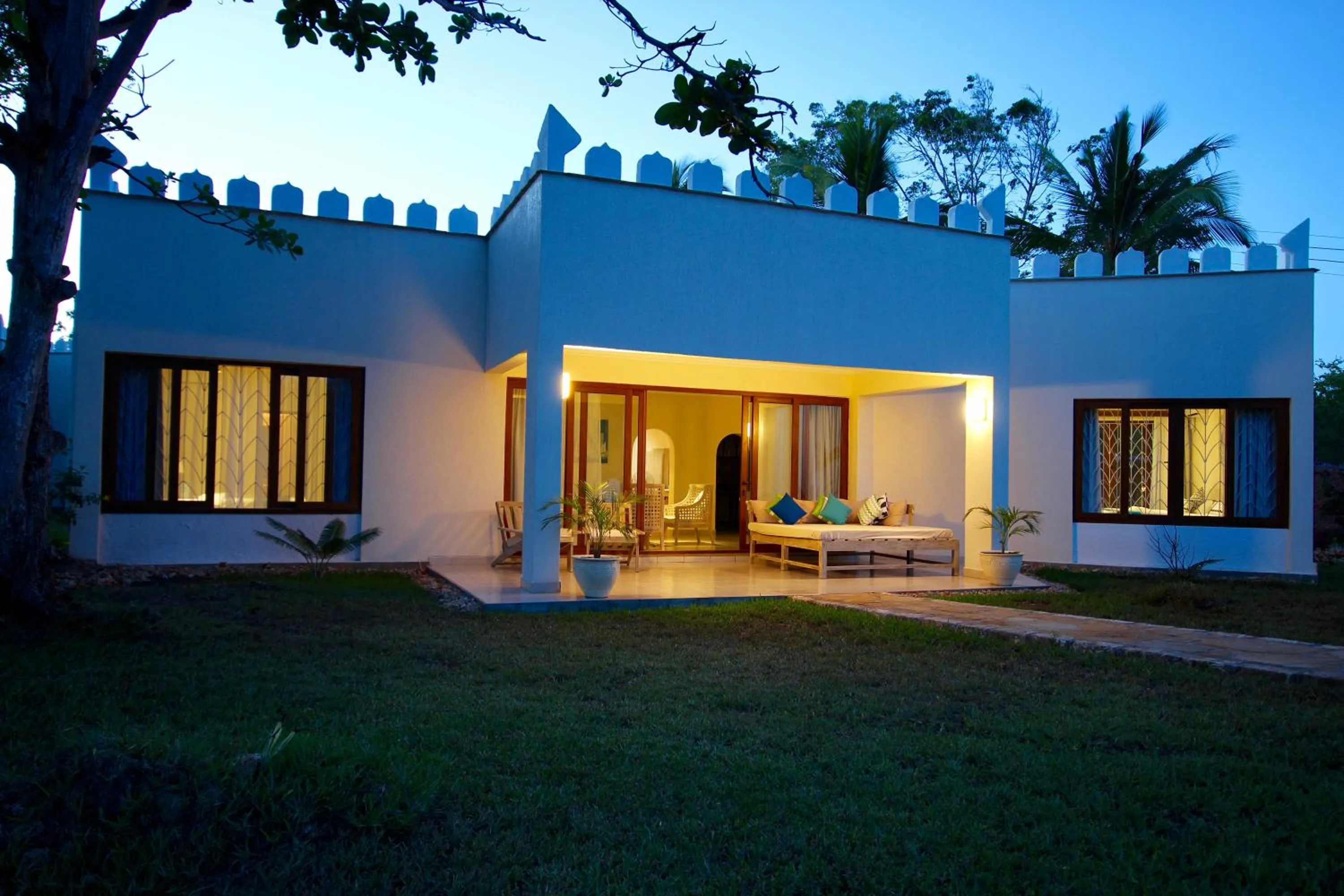 Patio in The Zubeida Boutique Resort