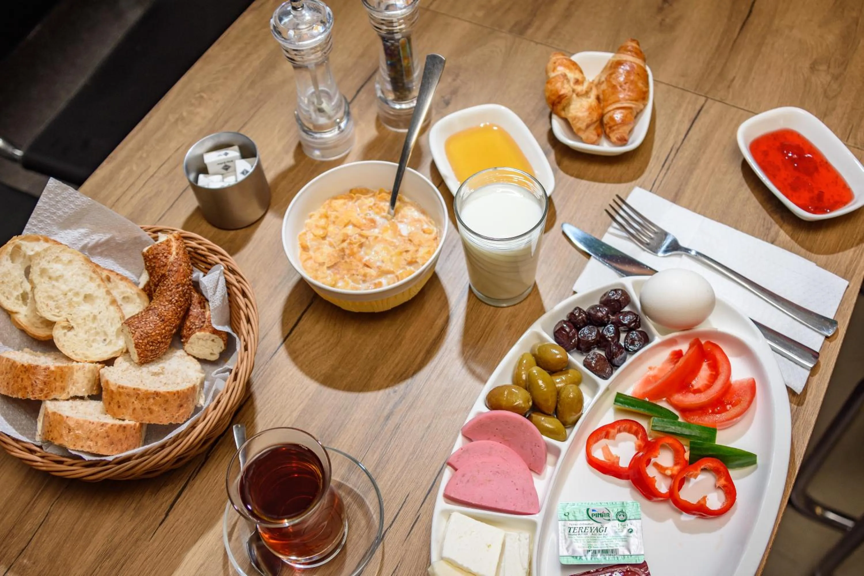 Food close-up in Numi Hotel