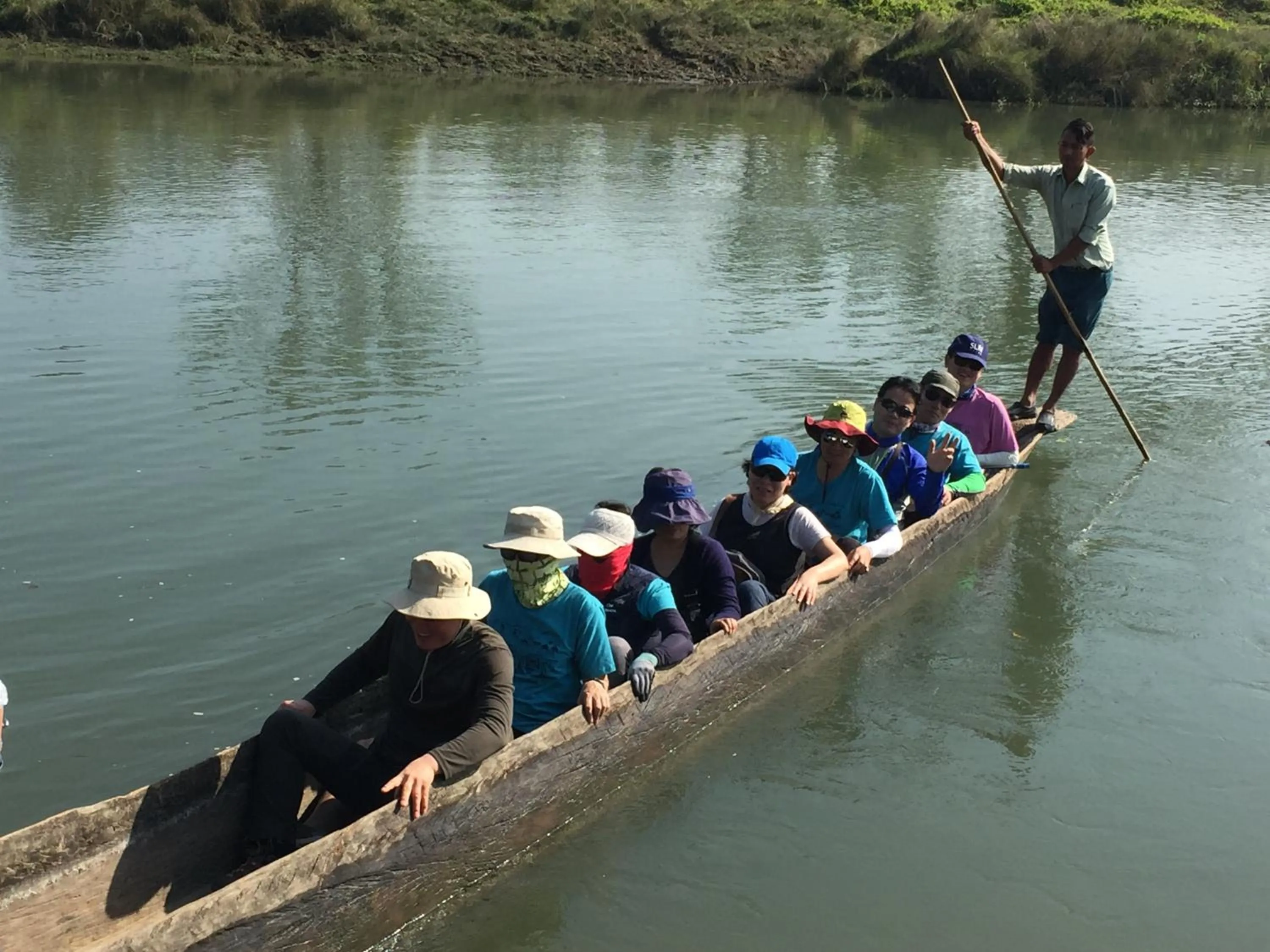 Canoeing in Chautari Garden Resort