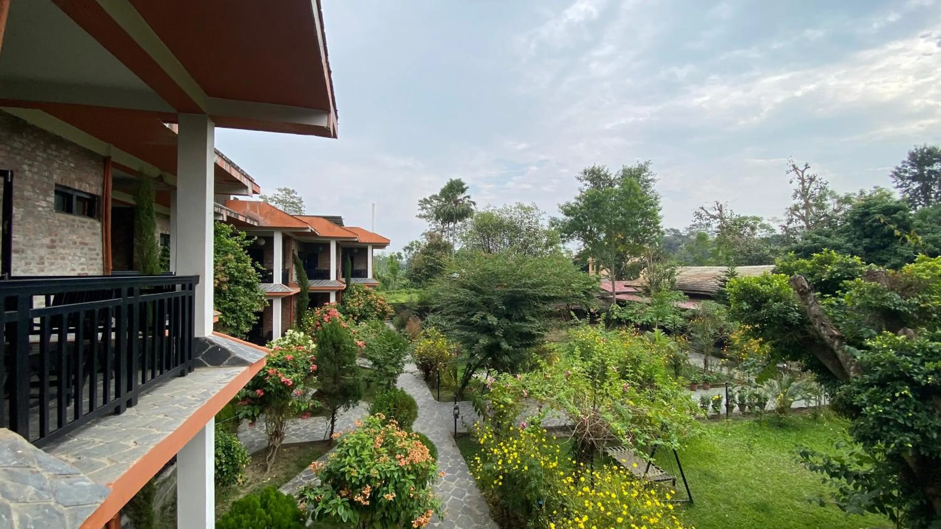 Balcony/Terrace in Chautari Garden Resort