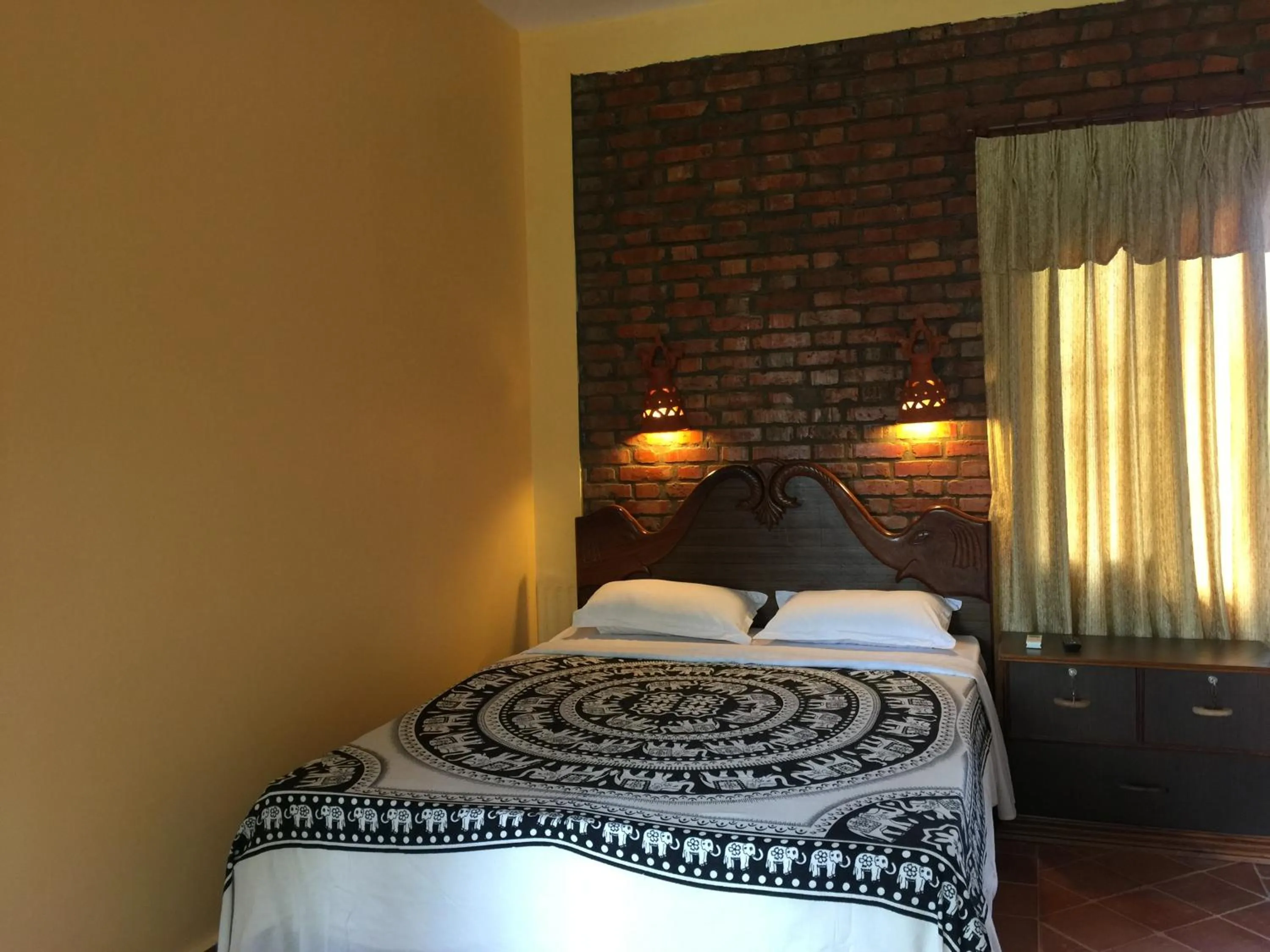 Bed in Chautari Garden Resort