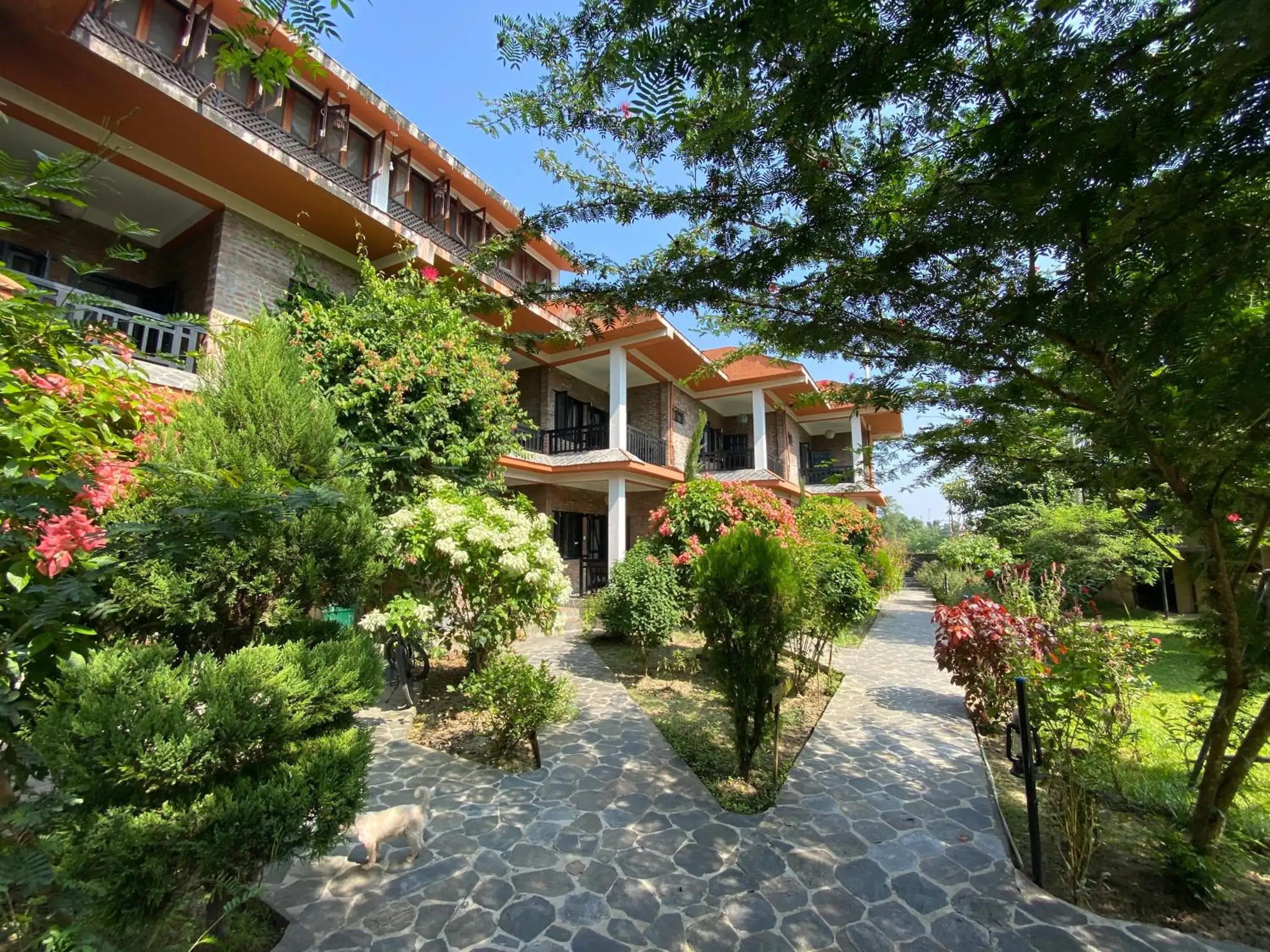 Property building in Chautari Garden Resort Property building in Chautari Garden Resort