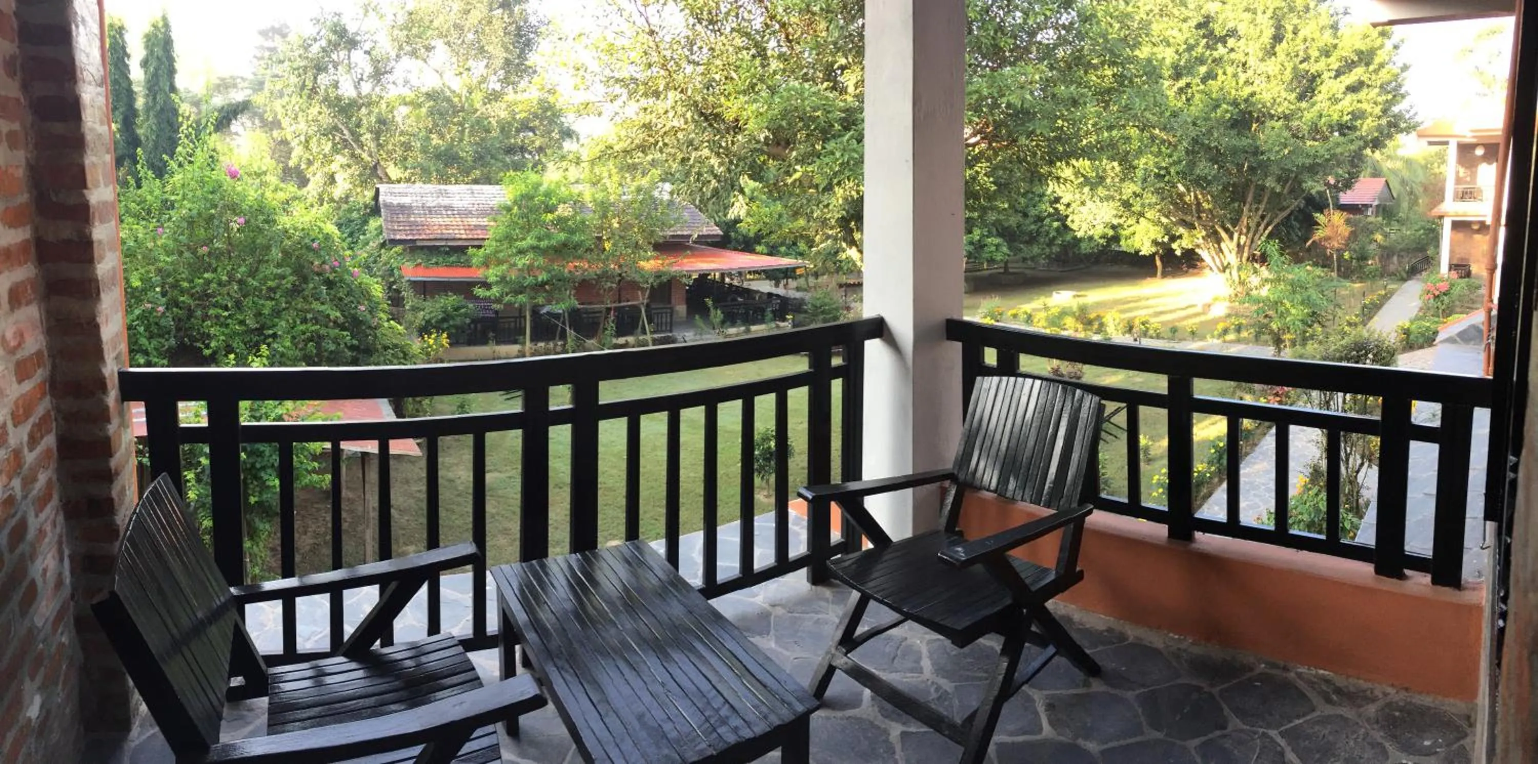 Balcony/Terrace in Chautari Garden Resort