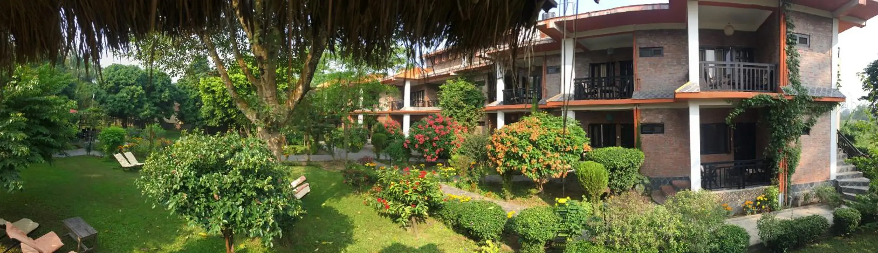 Property building in Chautari Garden Resort Property building in Chautari Garden Resort