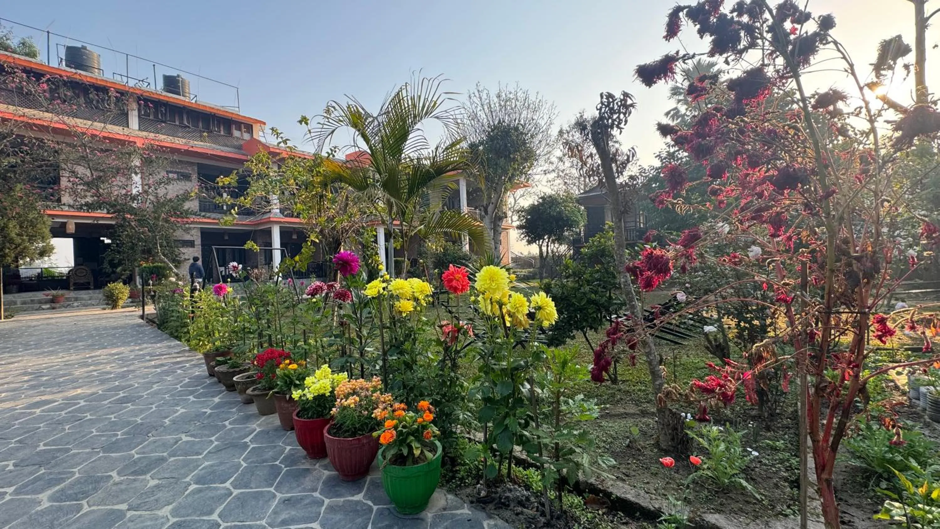 Garden view in Chautari Garden Resort