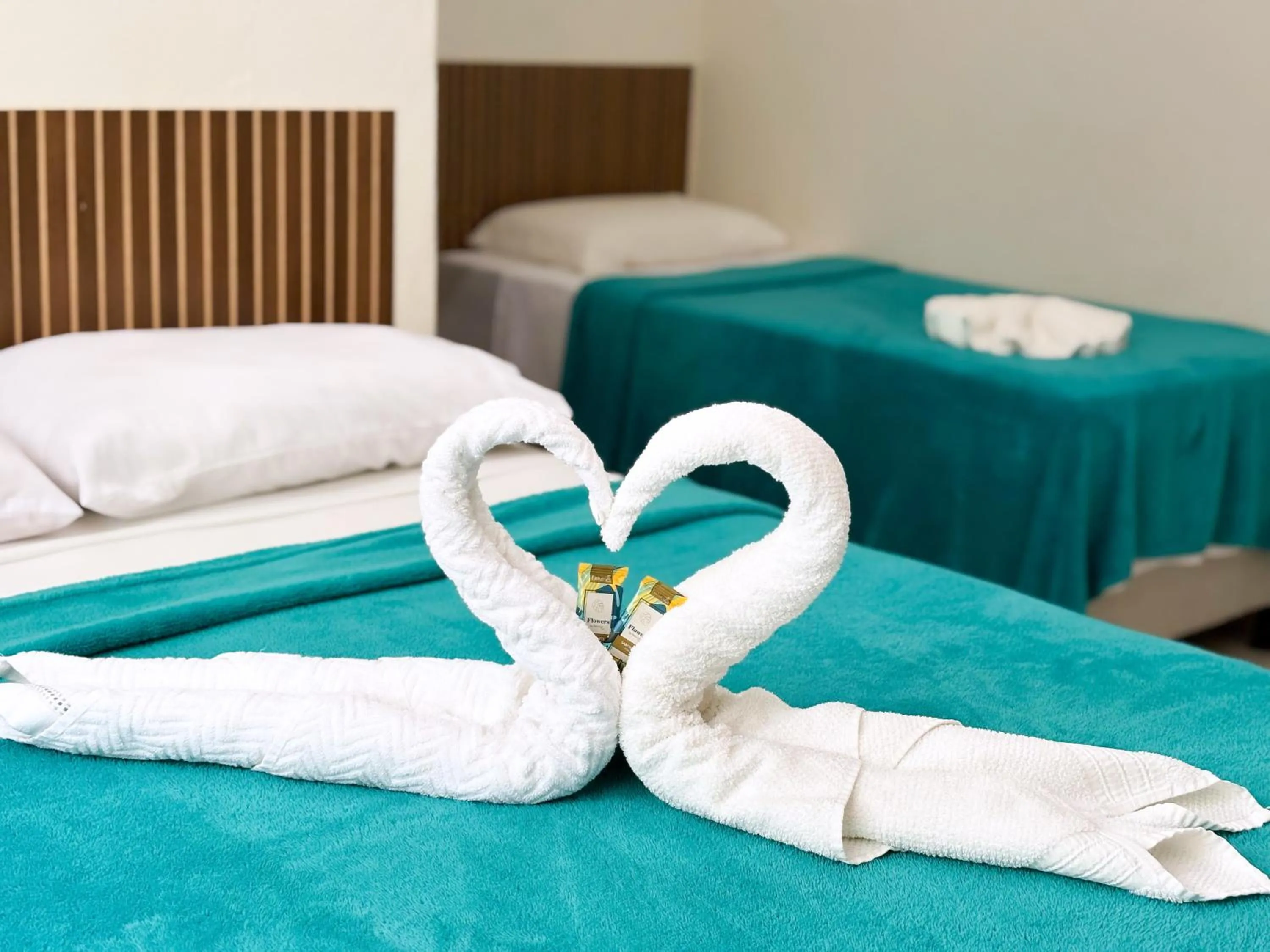 Bed in Pousada Vôo da Águia