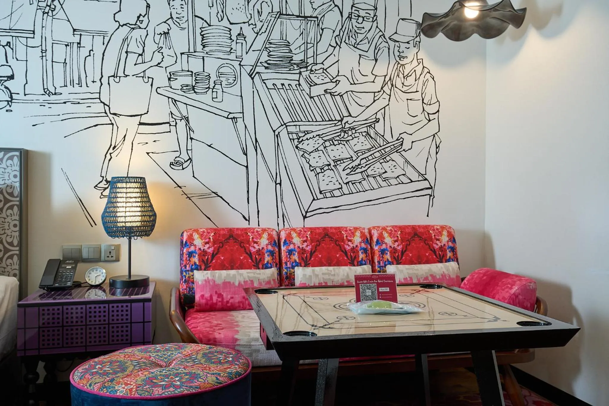 Seating area in Hotel Indigo Singapore Katong by IHG