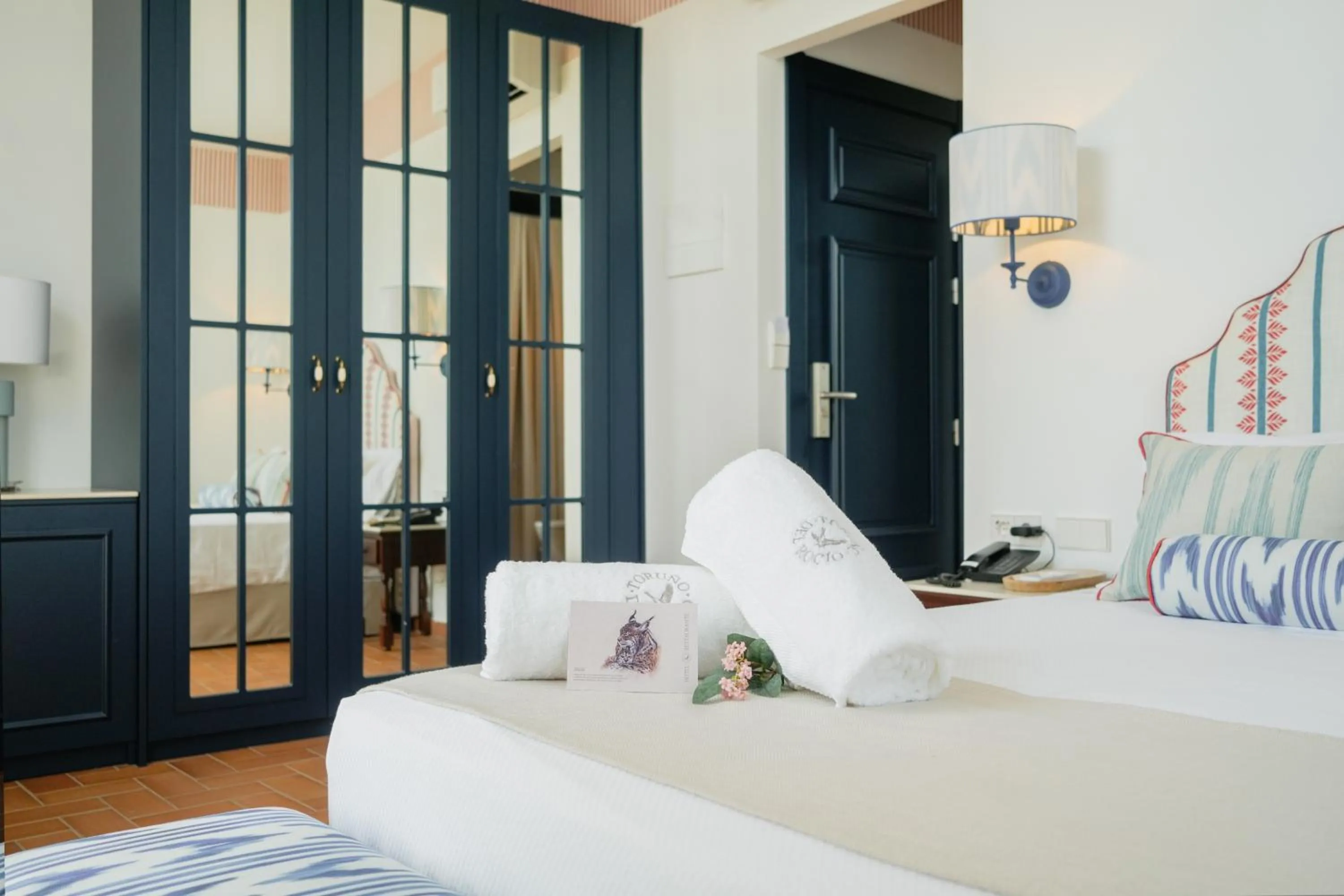 Garden view, Bed in Hotel Toruño del Rocío