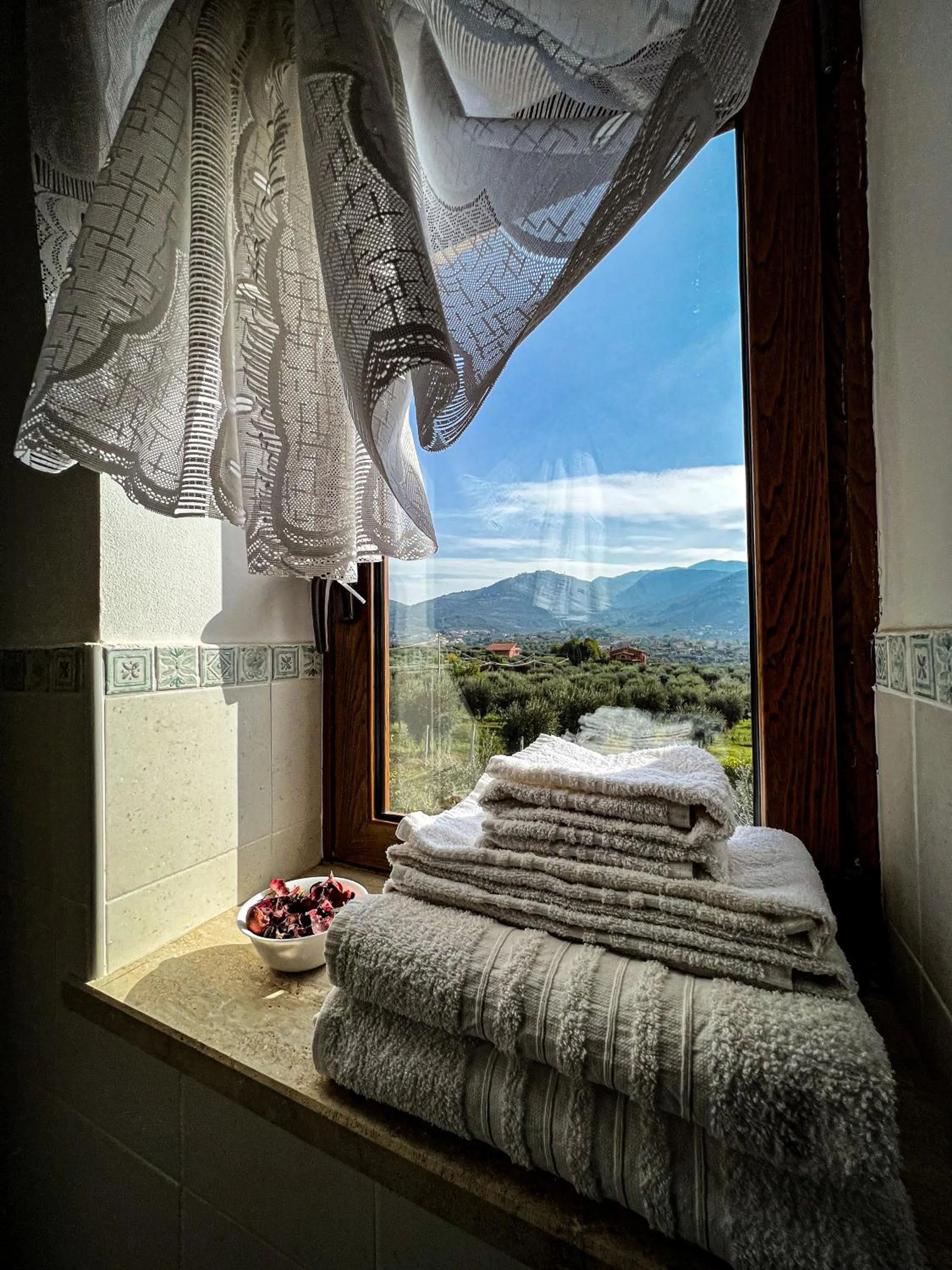 Natural landscape, Bed in B&B Nero Buono