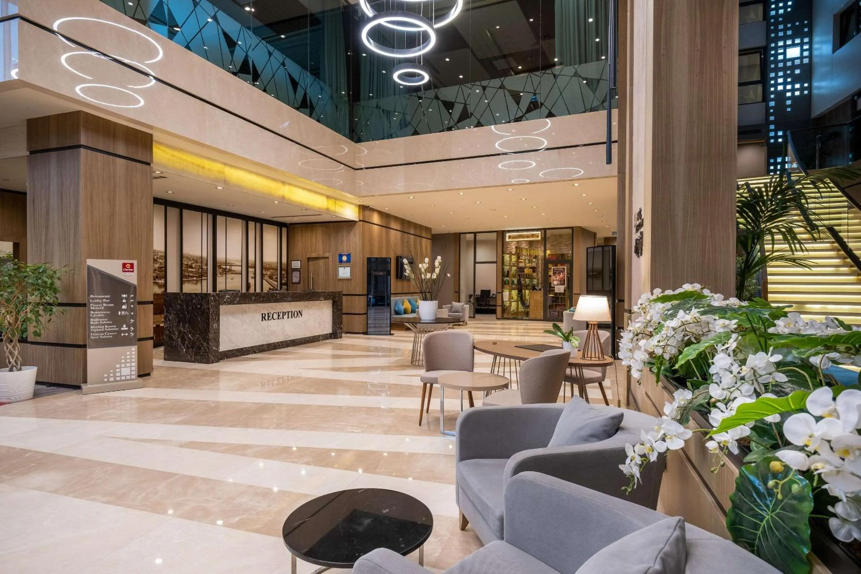 Lobby or reception in Clarion Hotel Golden Horn