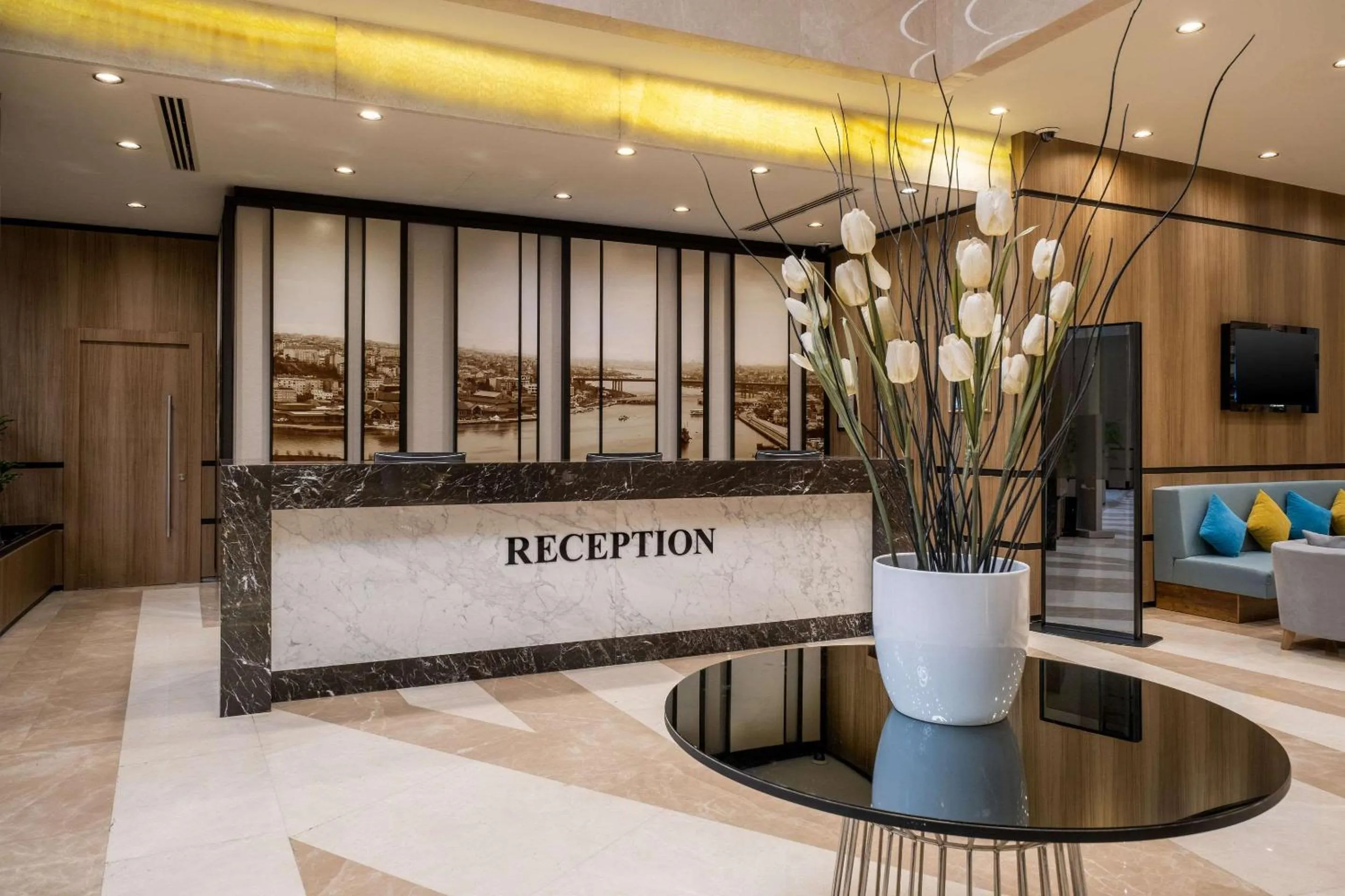 Lobby or reception in Clarion Hotel Golden Horn