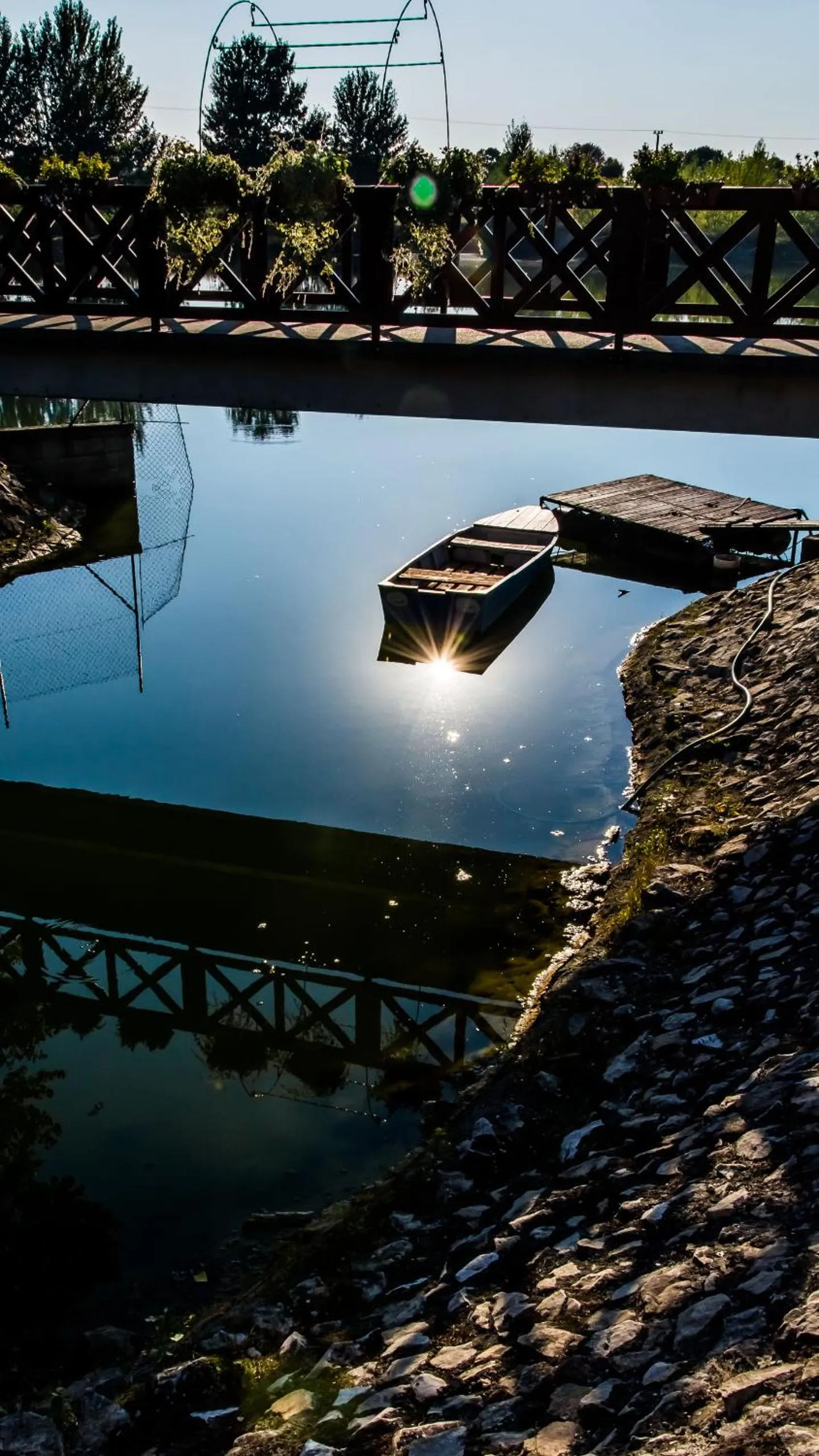 Garden in La Curia Panzió