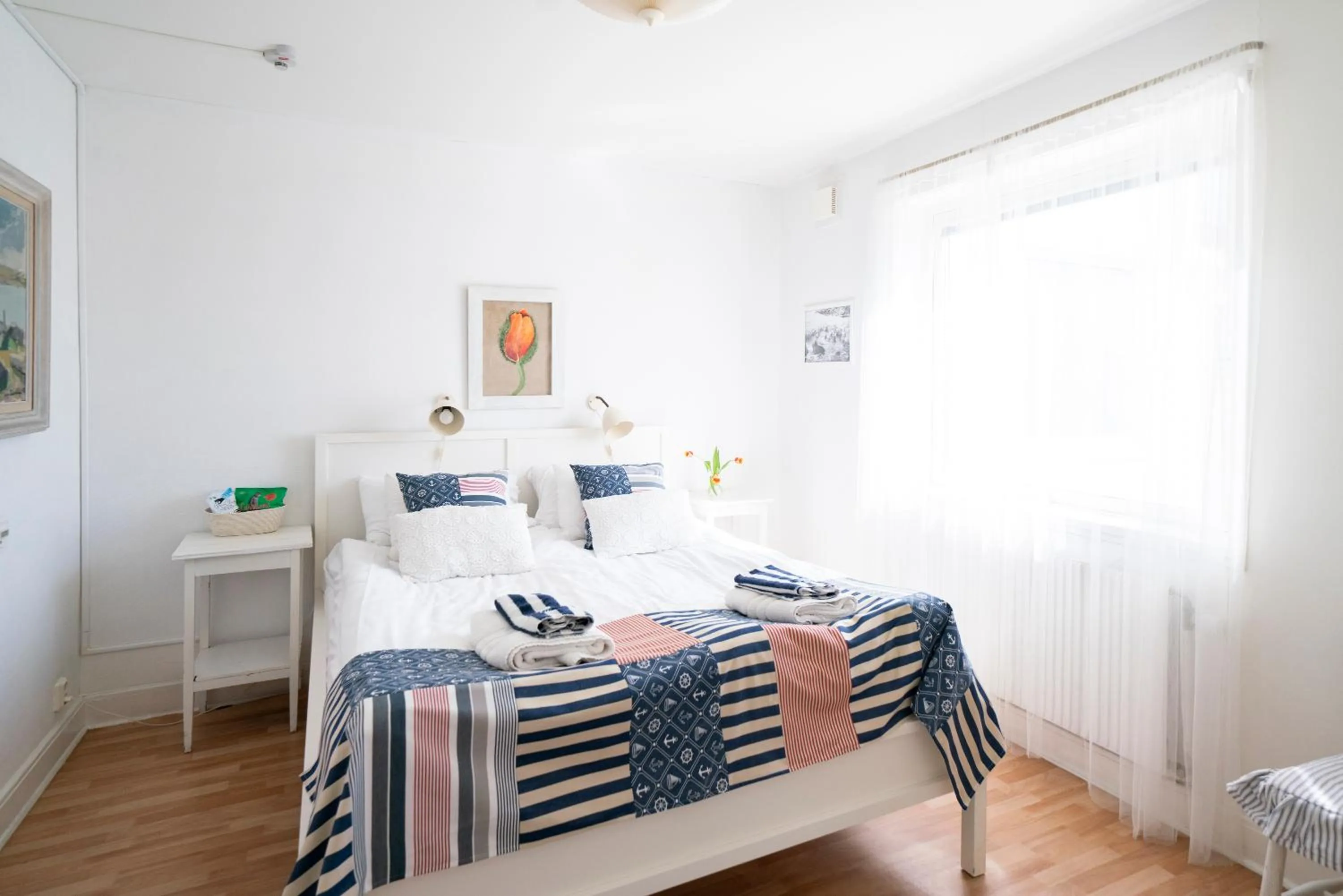 Bed in Pensionat Strandgården