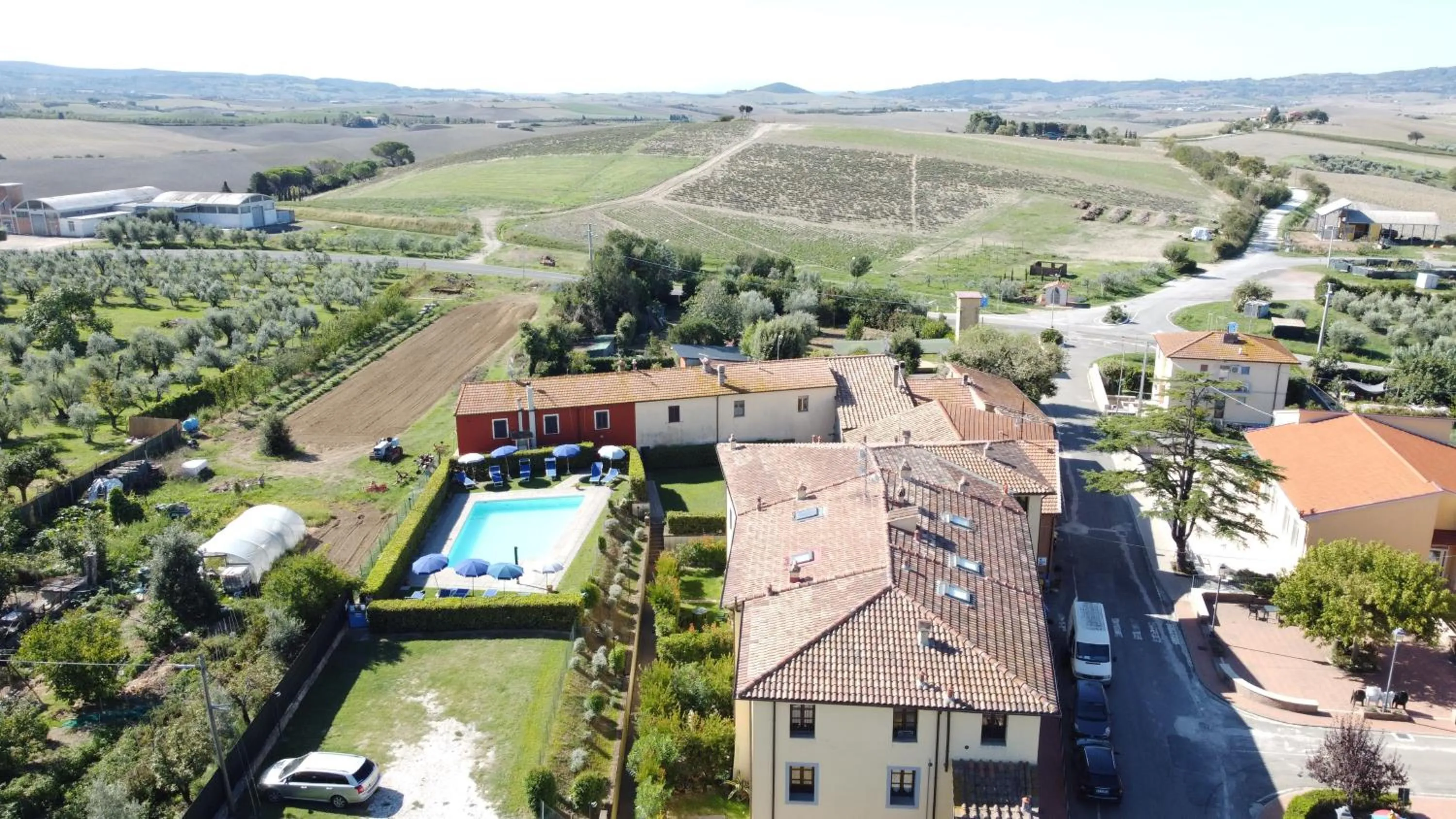 Pool view in Residence Giuly Rosselmini