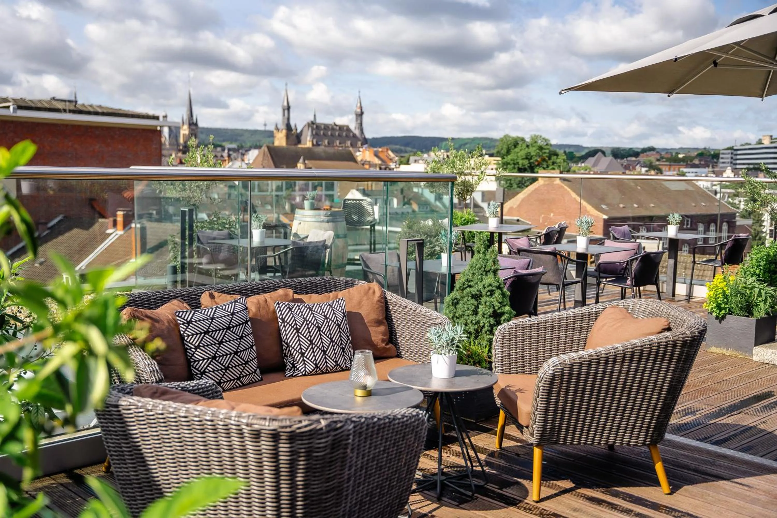Balcony/Terrace in INNSiDE by Meliá Aachen