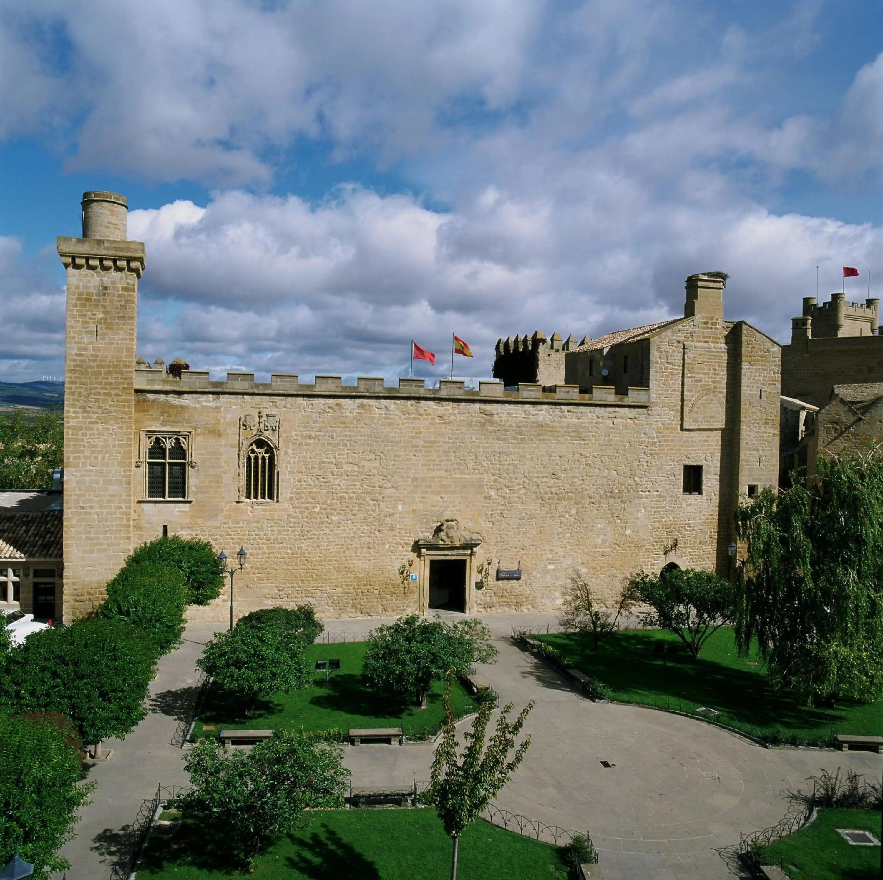 Facade/entrance in Parador de Olite