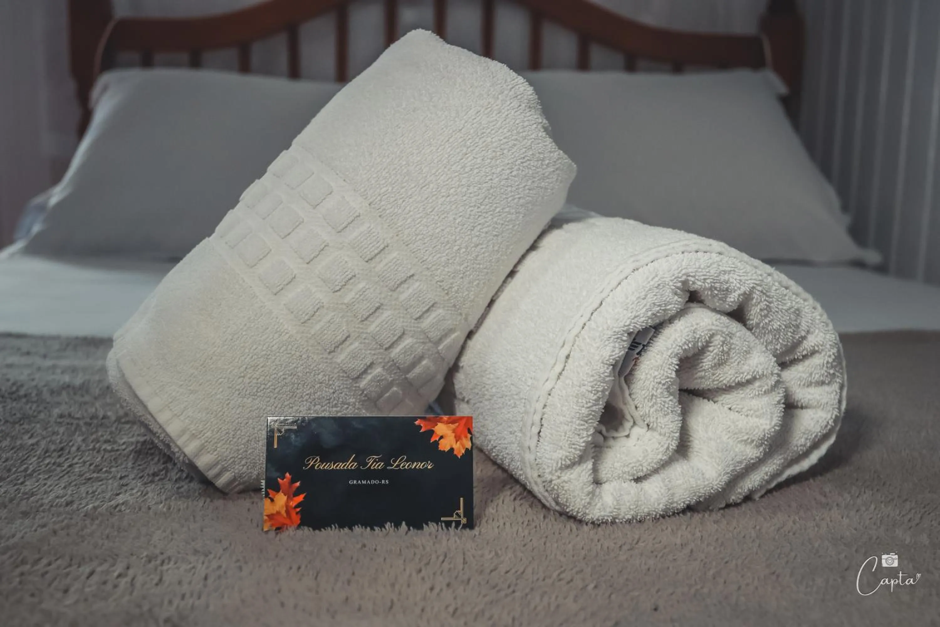 Bed in Pousada Tia Leonor