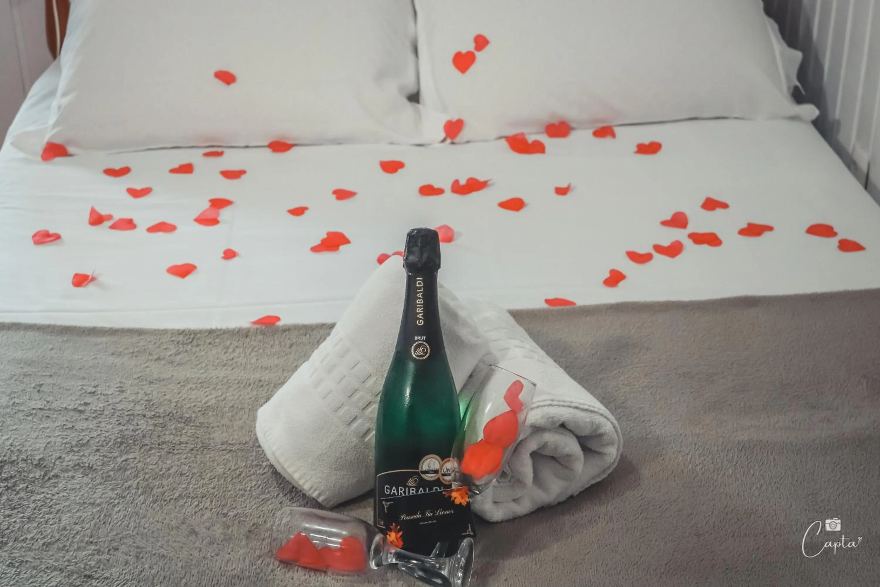 Bed in Pousada Tia Leonor