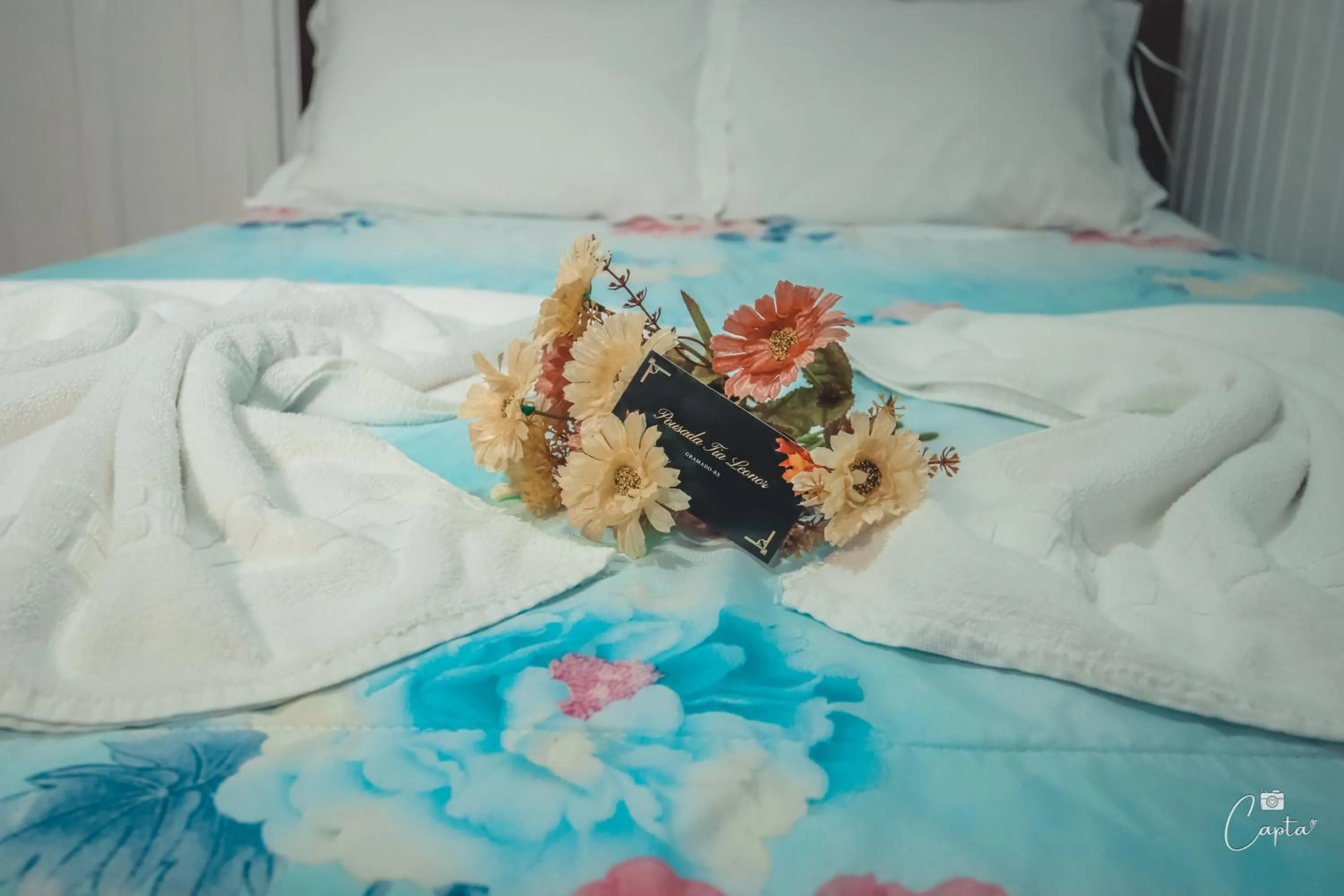 Bed in Pousada Tia Leonor