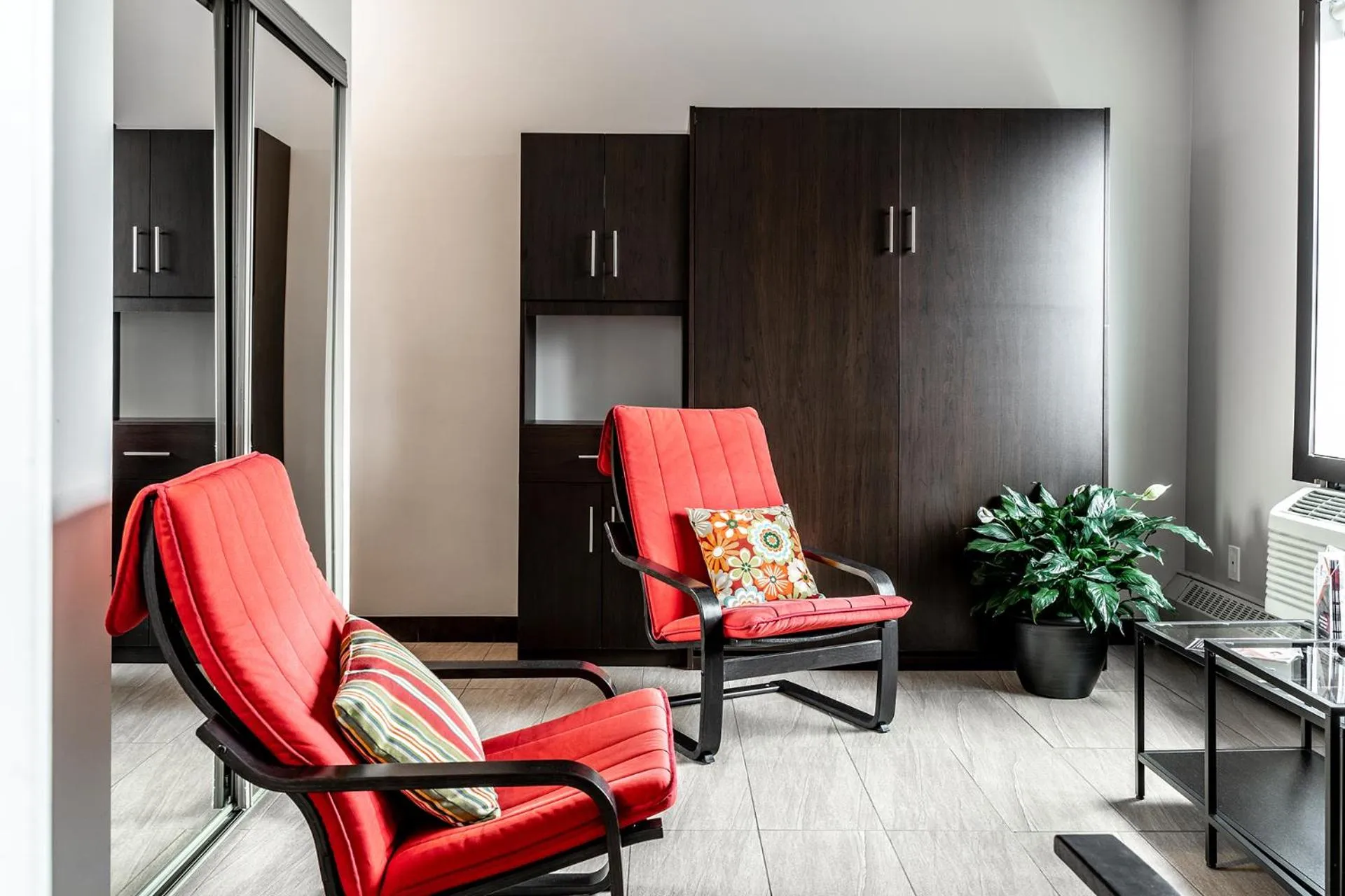 Living room in Cjour Apartments