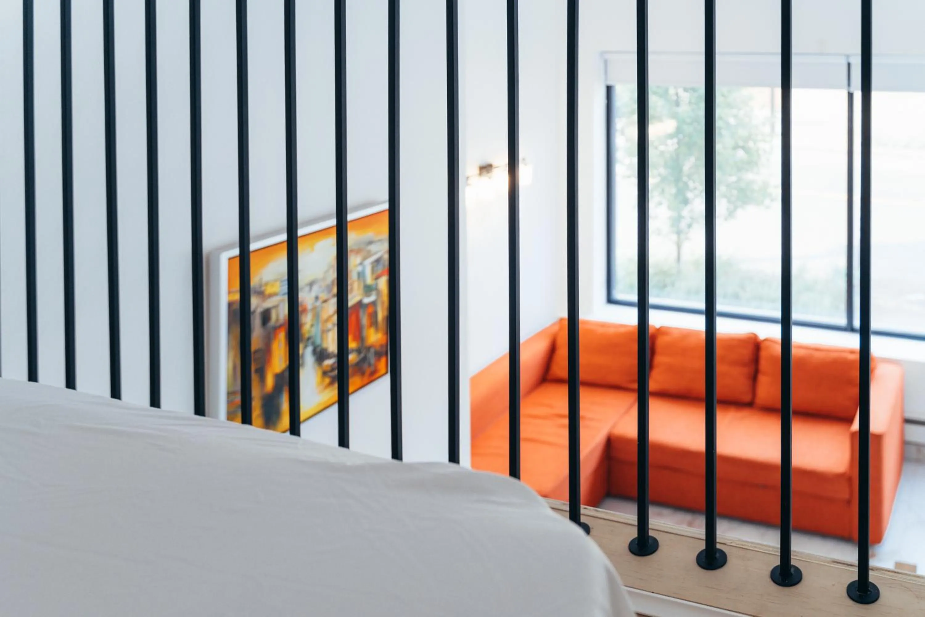 Bed in Cjour Apartments