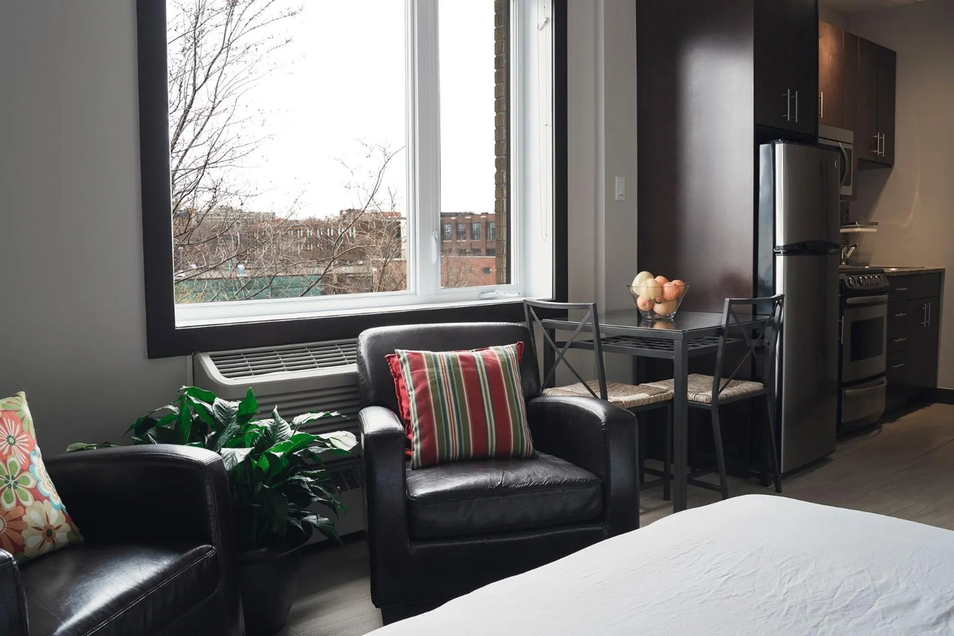 Seating area in Cjour Apartments