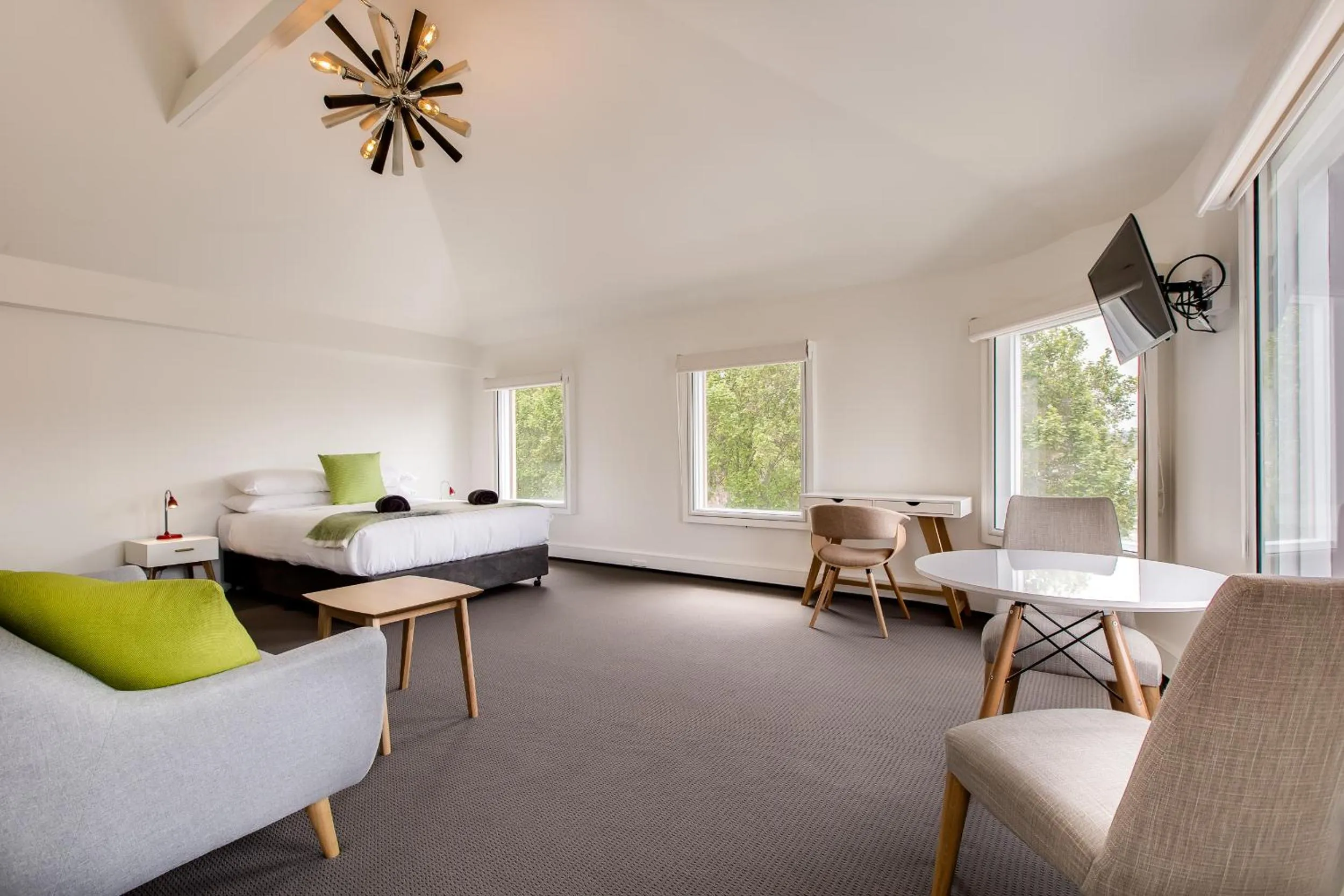 Living room in Salamanca Galleria Apartments