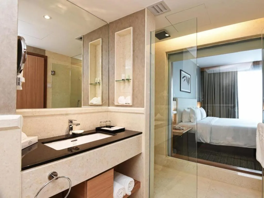 Bathroom, Bed in Holiday Villa Johor Bahru City Centre