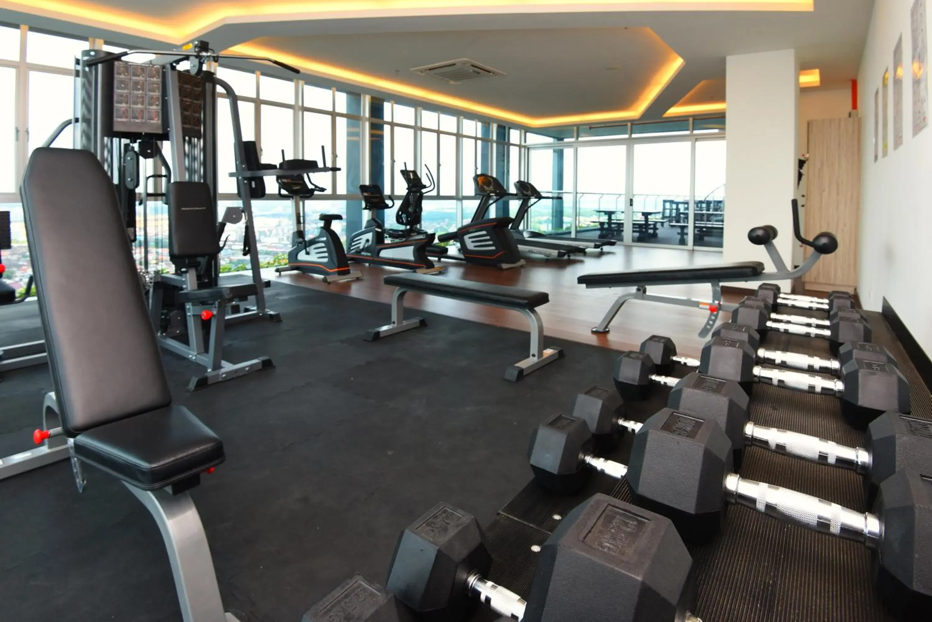 Fitness centre/facilities in Holiday Villa Johor Bahru City Centre Fitness centre/facilities in Holiday Villa Johor Bahru City Centre