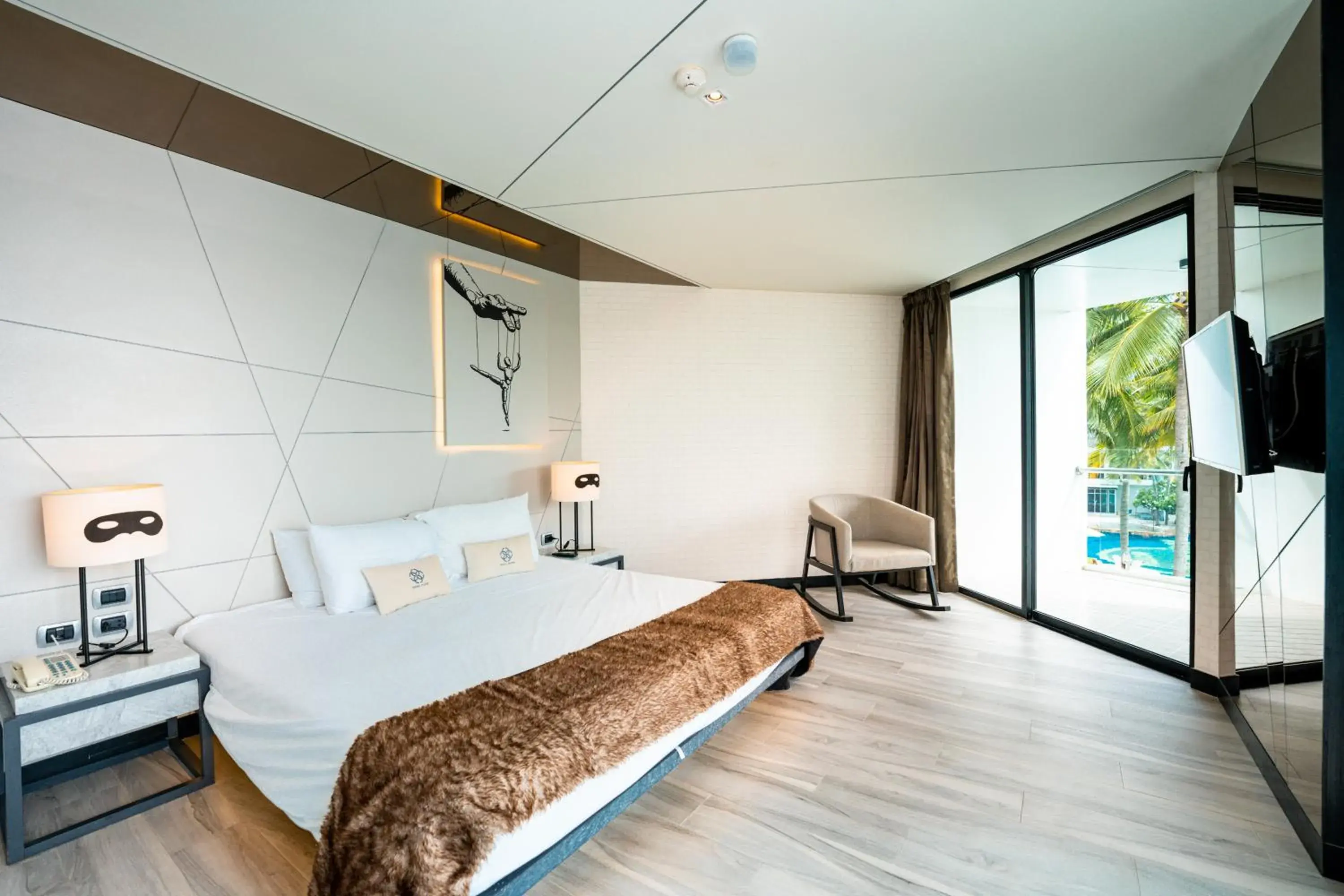 Bedroom, Bed in Mera Mare Pattaya Bedroom, Bed in Mera Mare Pattaya