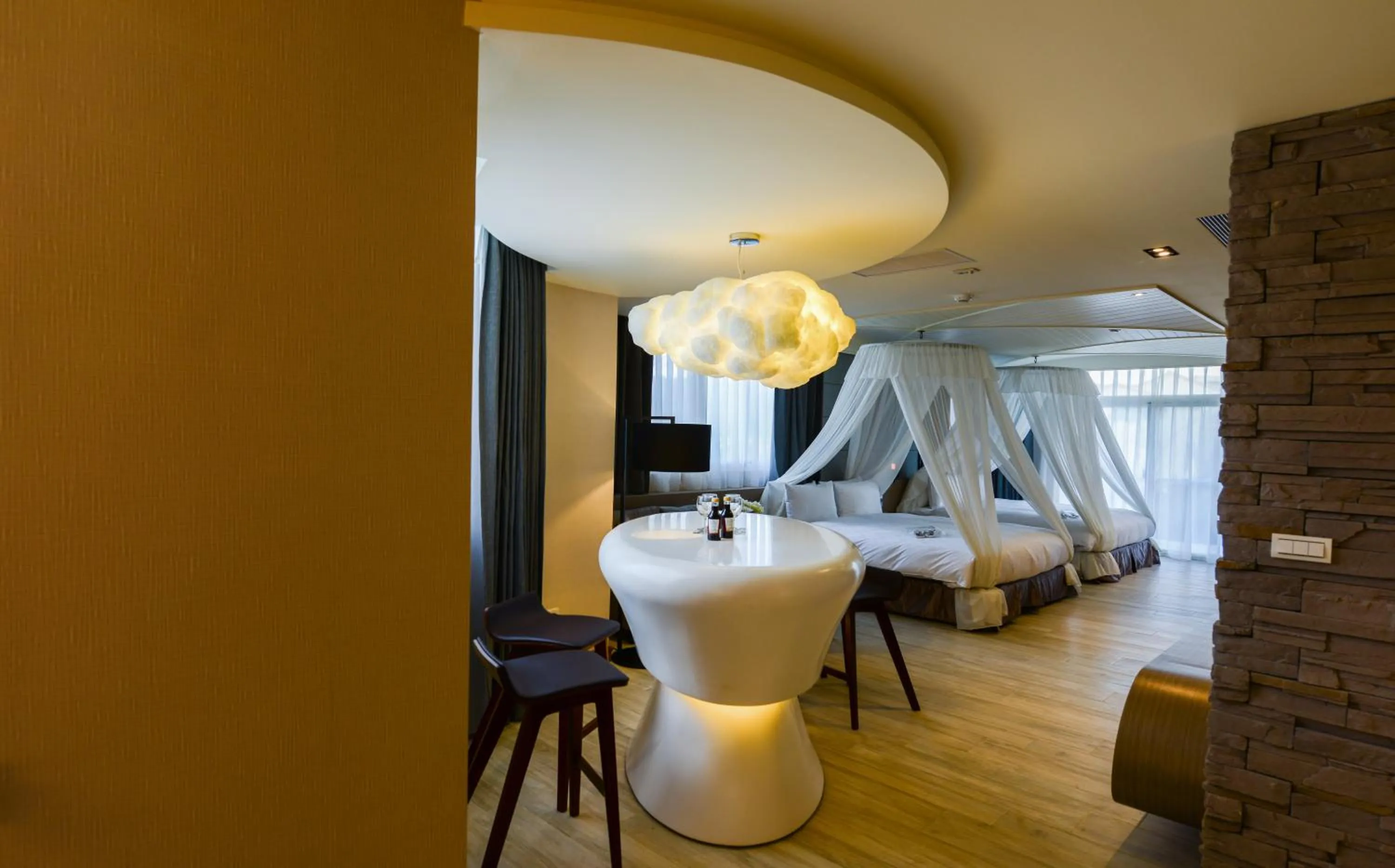 Balcony/Terrace, Bed in Kenting 4 Sisters Villa