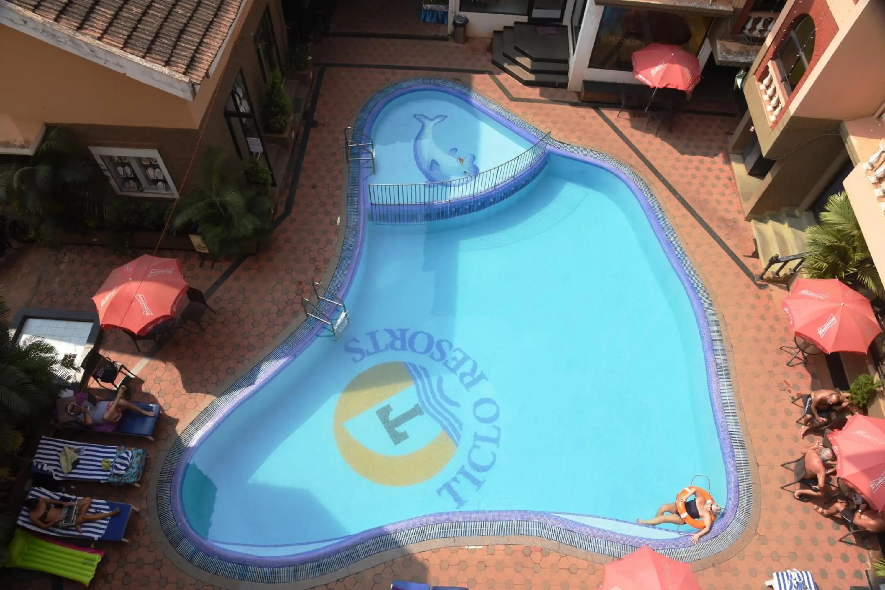 Pool view in Ticlo Resorts Pool view in Ticlo Resorts