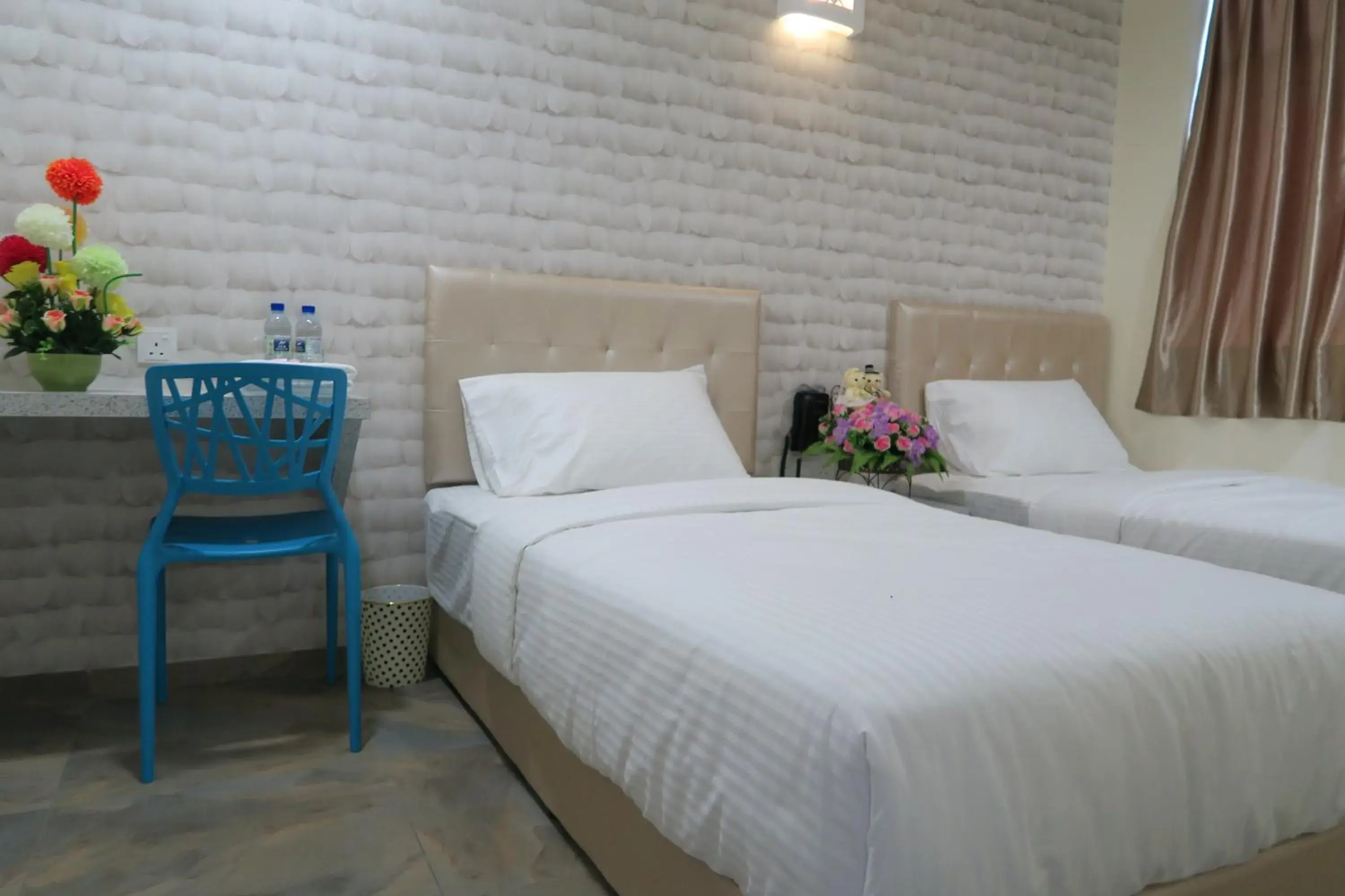 Decorative detail, Bed in 888 Boutique Hotel Decorative detail, Bed in 888 Boutique Hotel