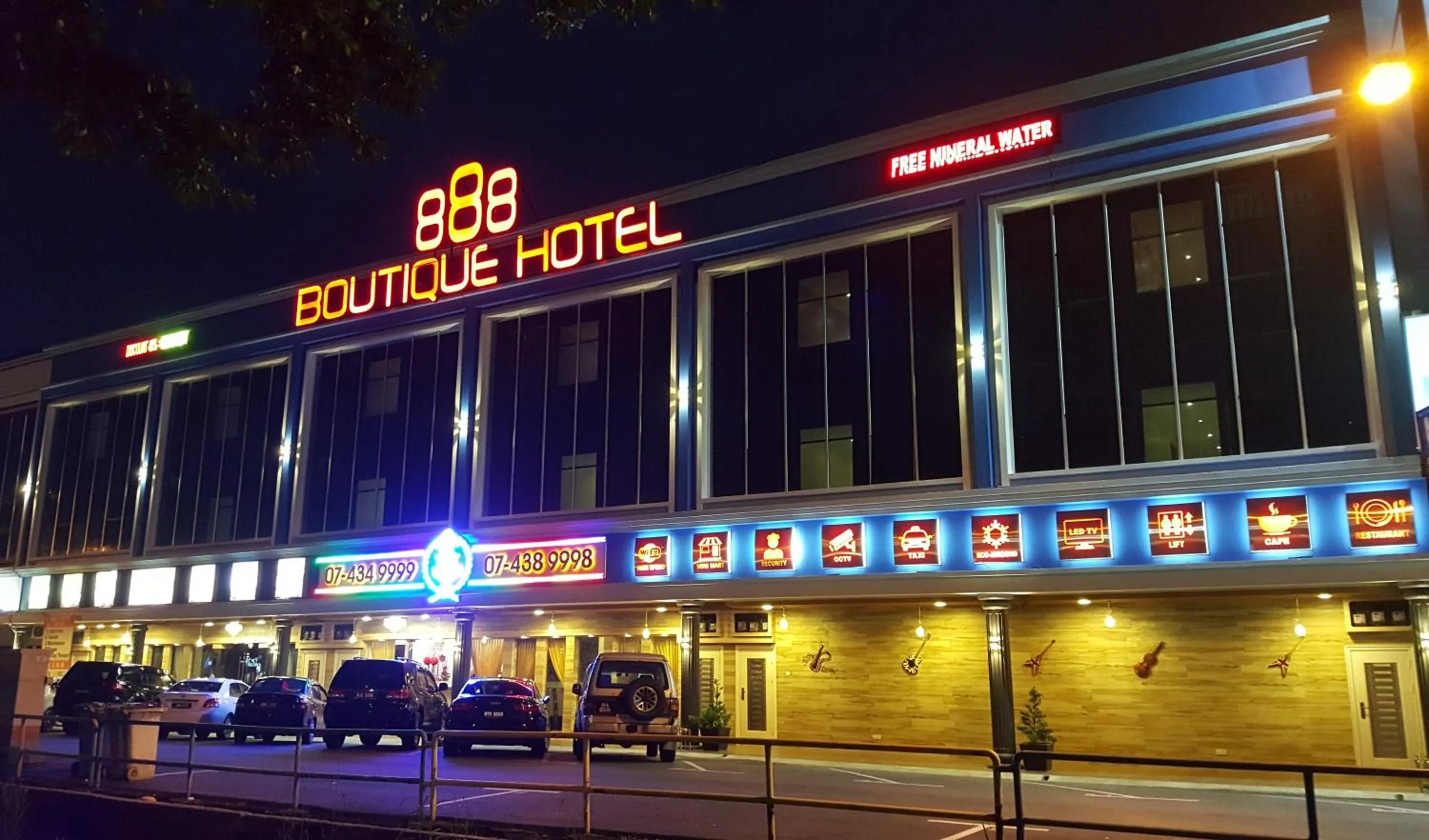 Off site in 888 Boutique Hotel