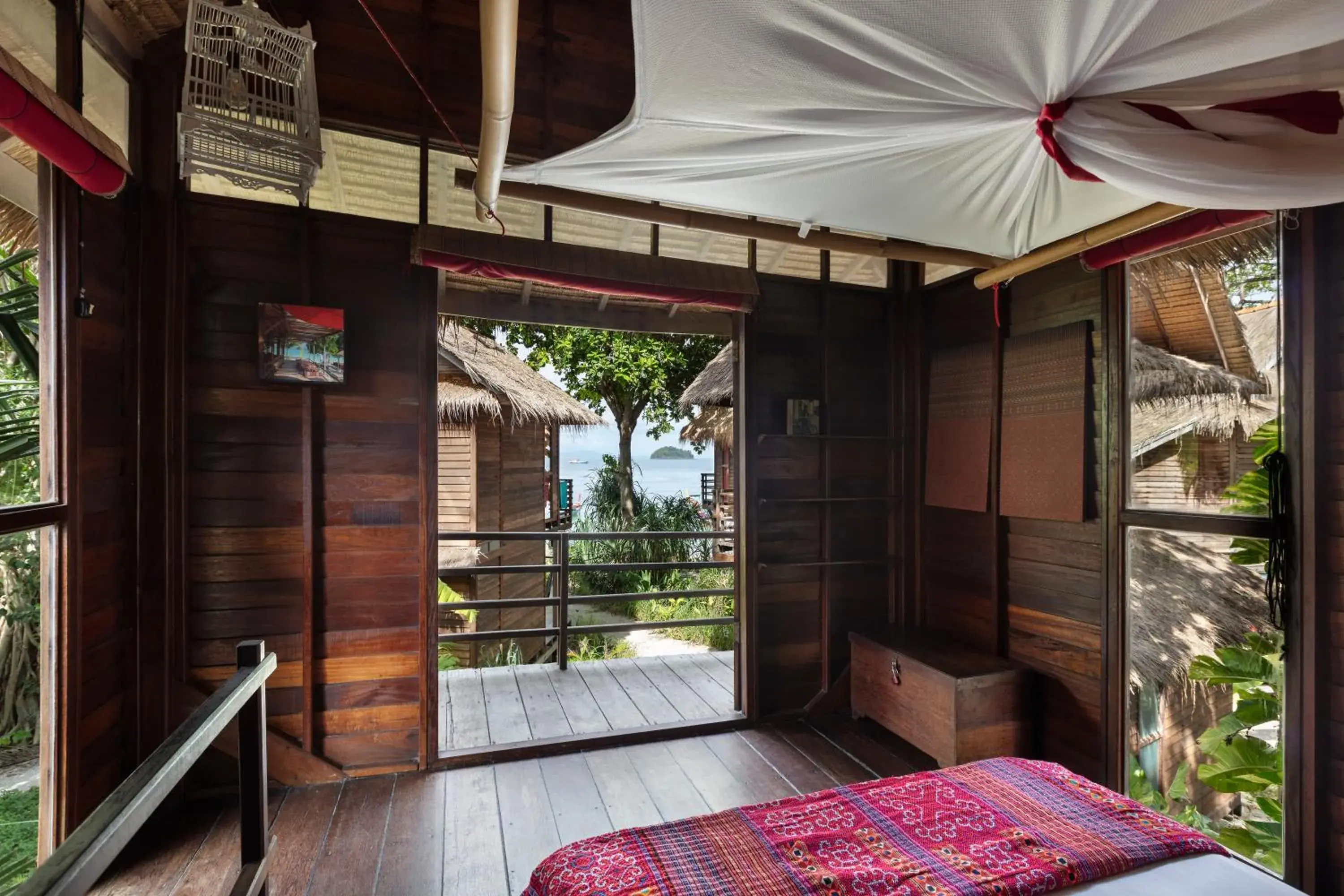 View (from property/room), Bed in Castaway Resort Koh Lipe View (from property/room), Bed in Castaway Resort Koh Lipe