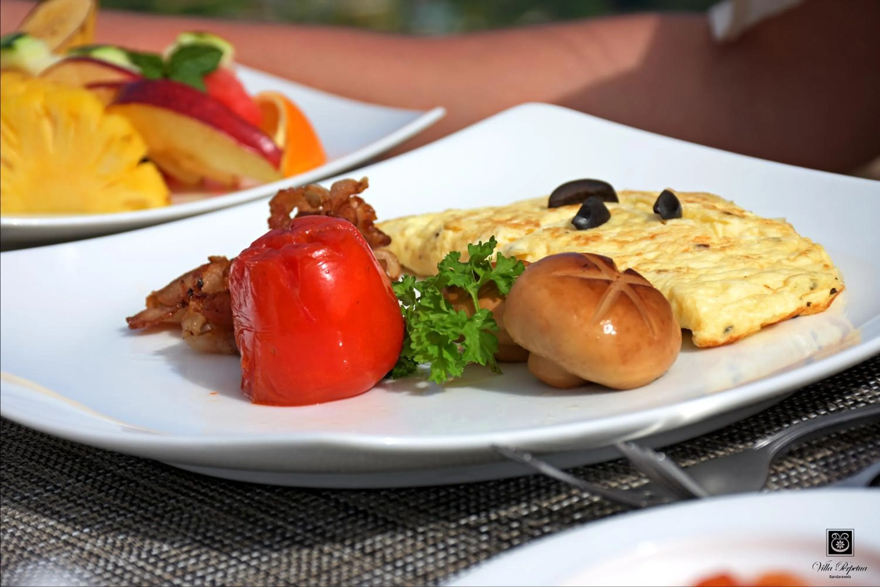 Food in Villa Perpetua