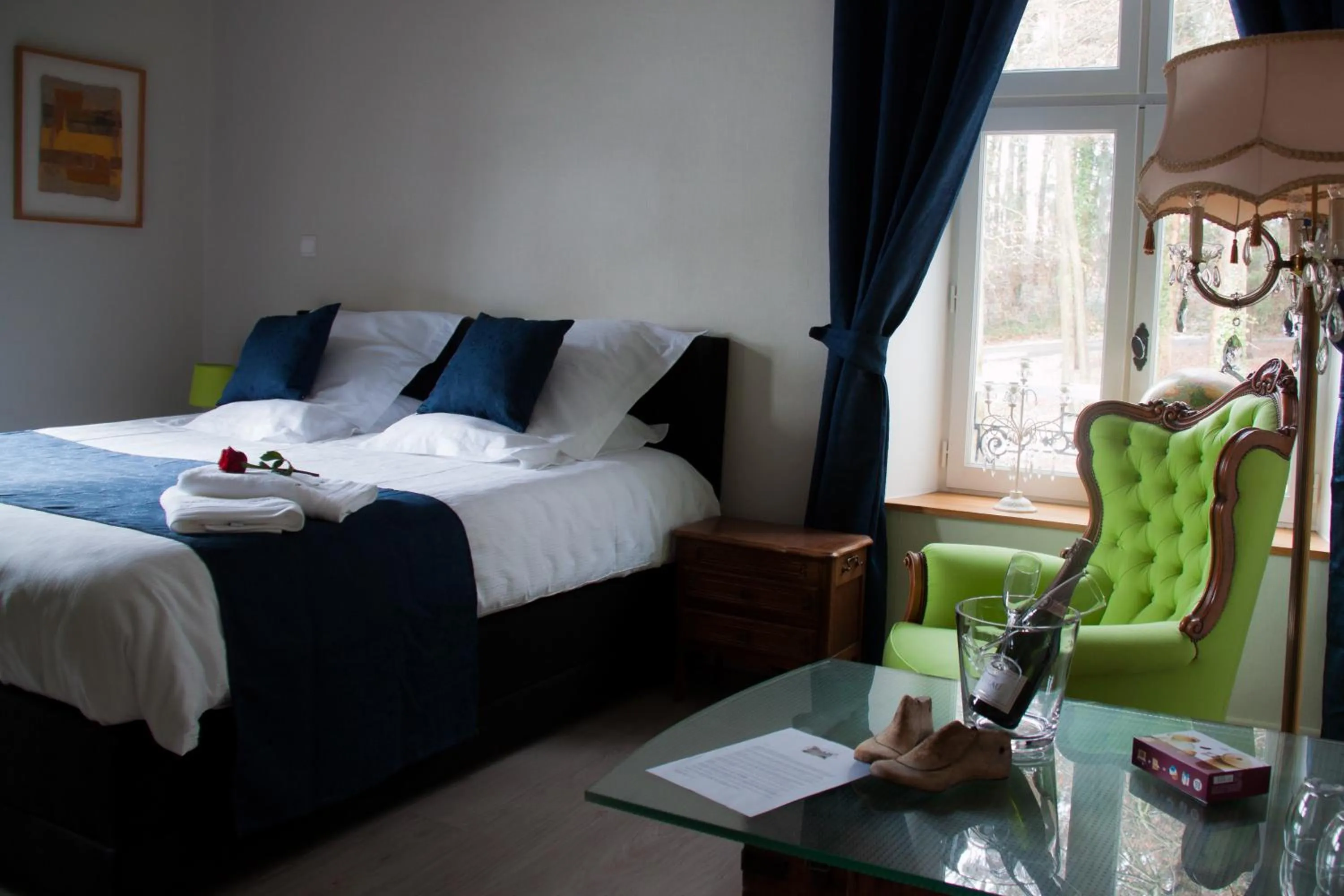 Bed in Château de l'Aviette