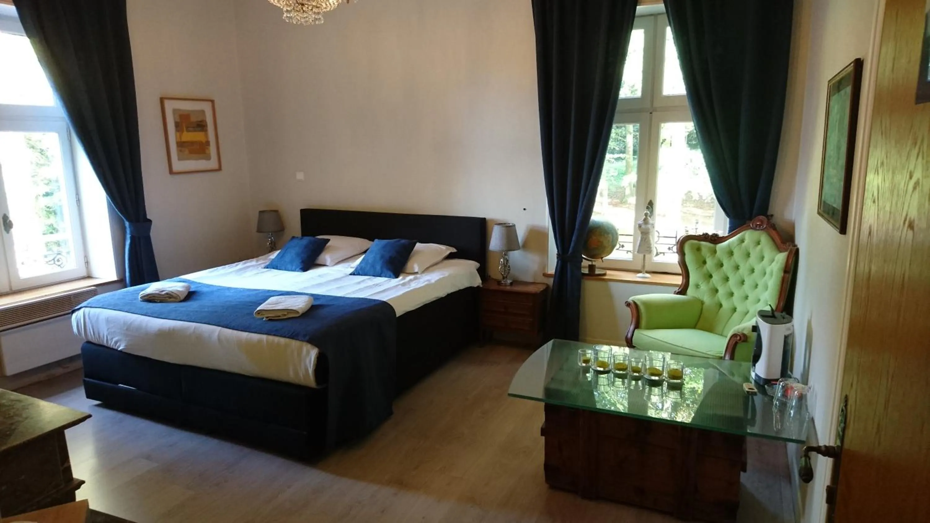 Bed in Château de l'Aviette