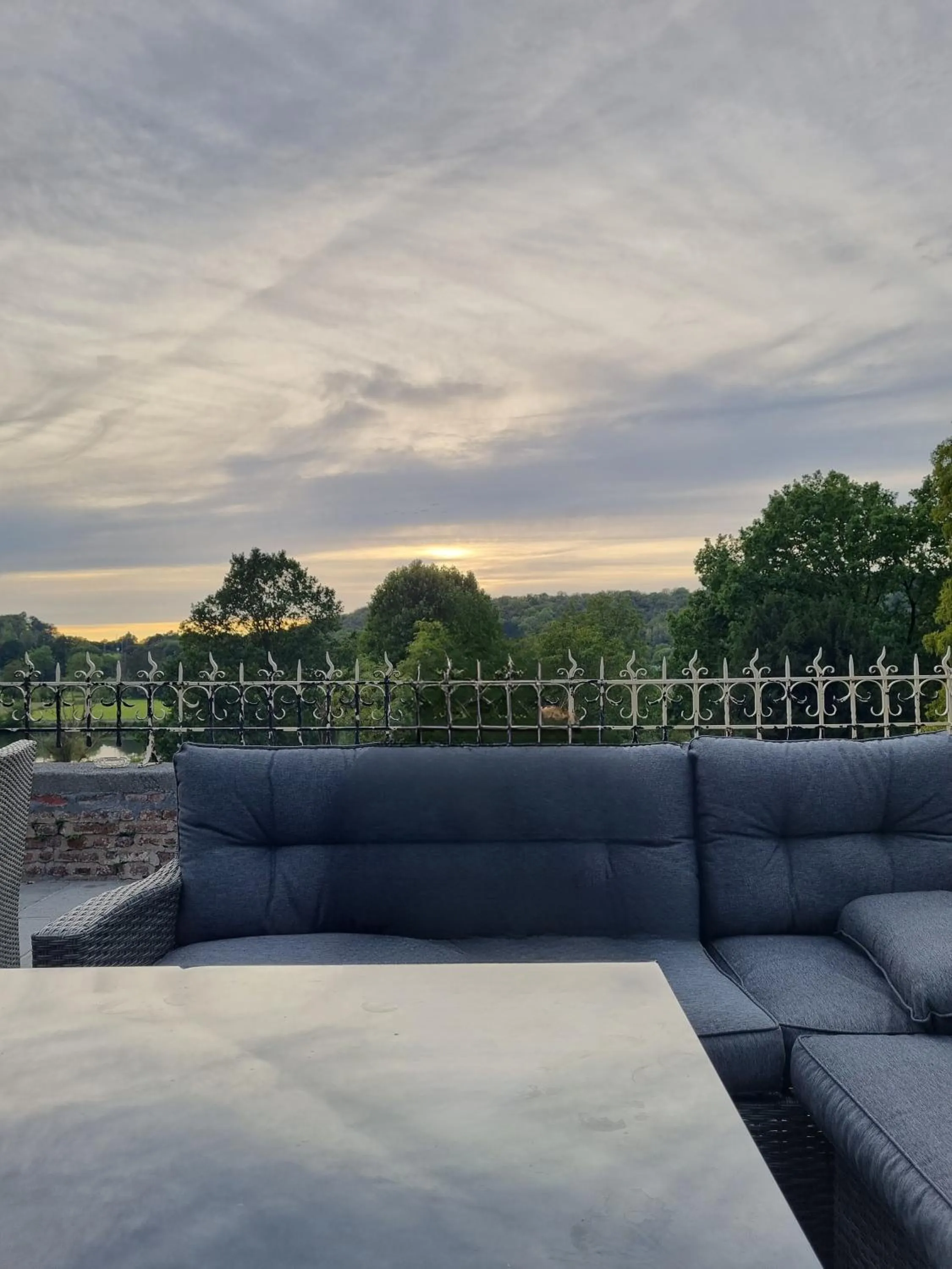 Balcony/Terrace in Château de l'Aviette