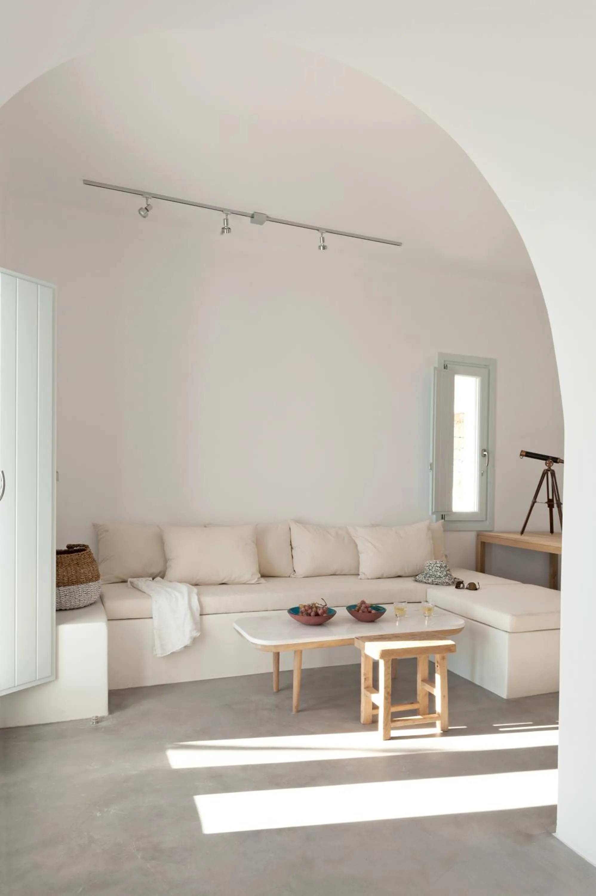 Living room in Santorini Heights