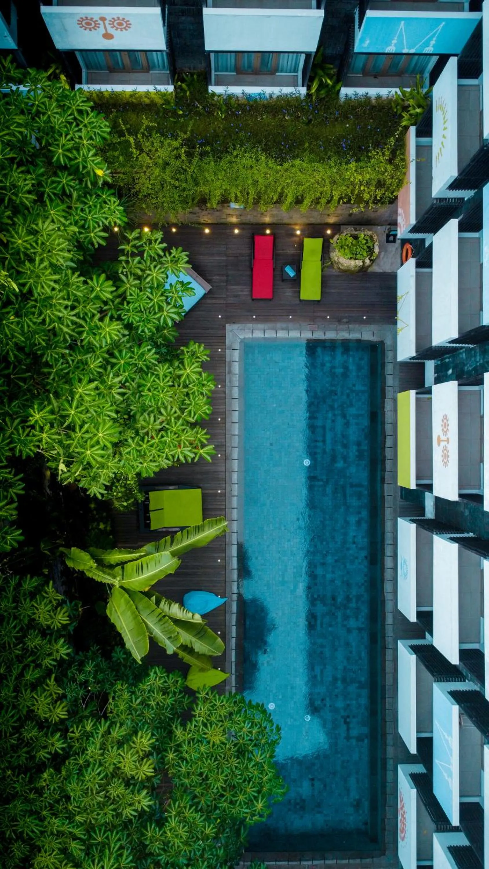 Bird's eye view in Tijili Hotel Seminyak
