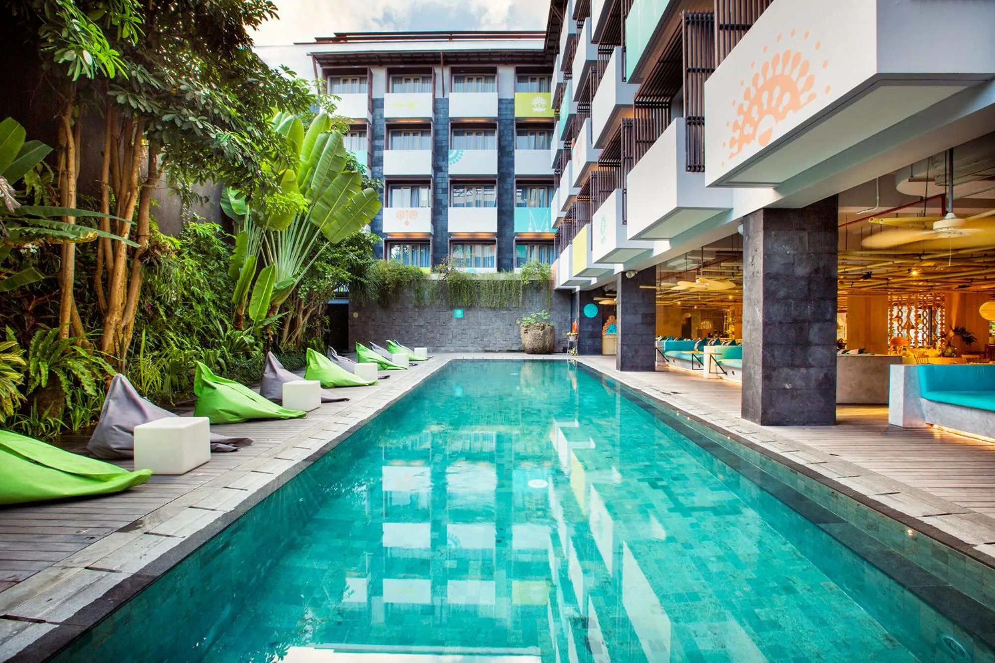 Swimming pool in Tijili Hotel Seminyak