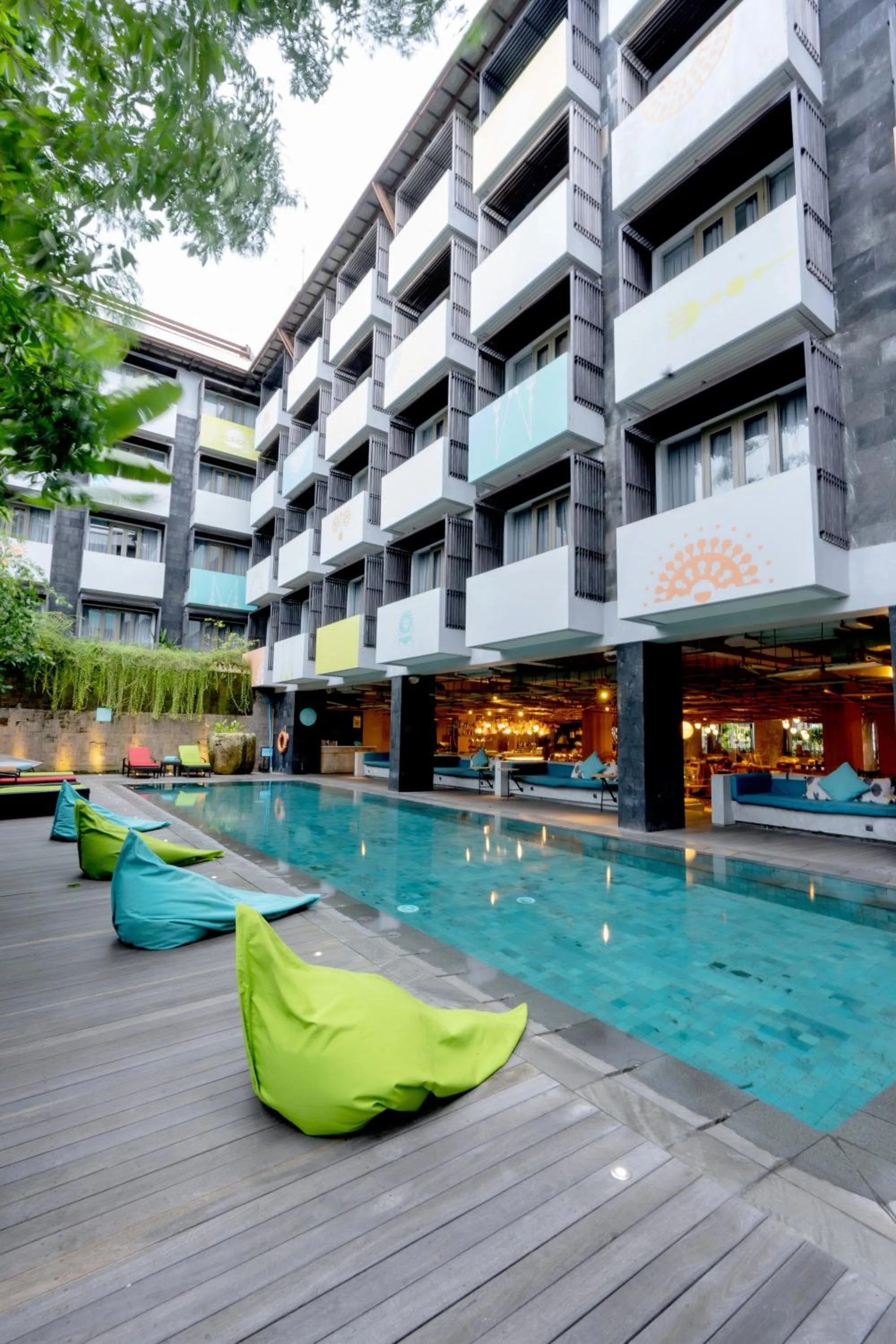 Swimming pool in Tijili Hotel Seminyak