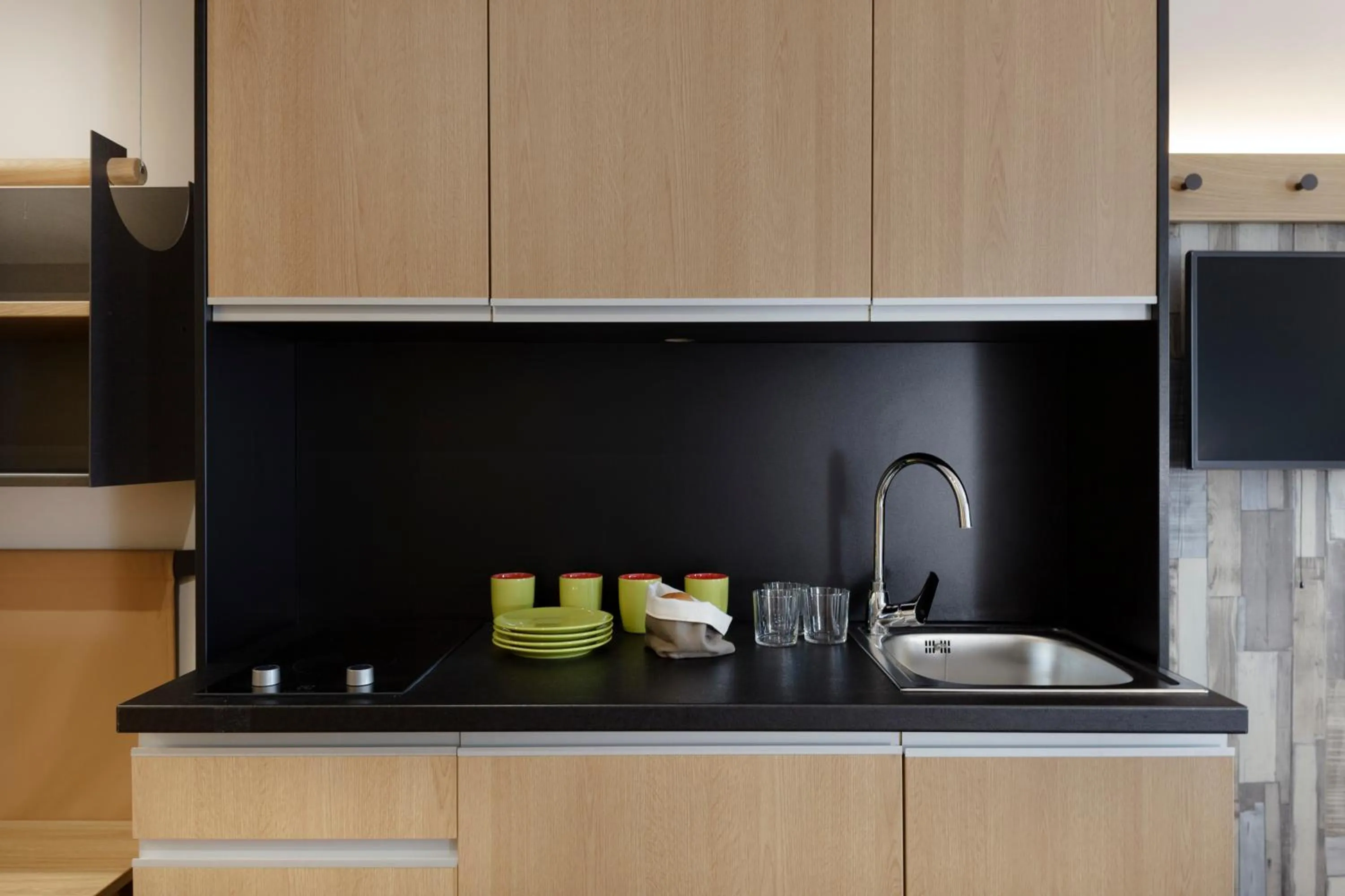 Kitchen or kitchenette in Mjus Resort & Thermal Park